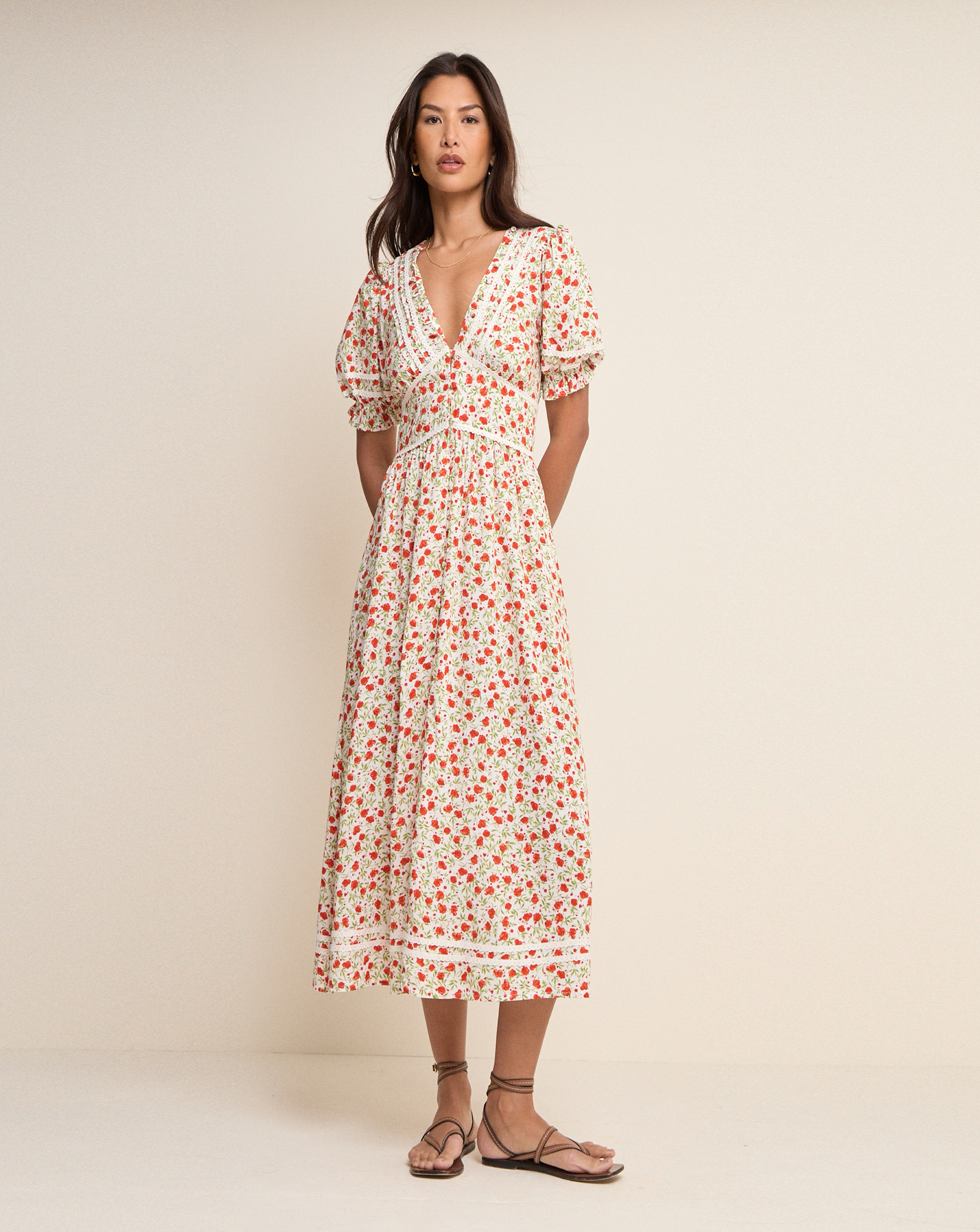 New In - Nobody's Child Petite Saffy Midi Dress