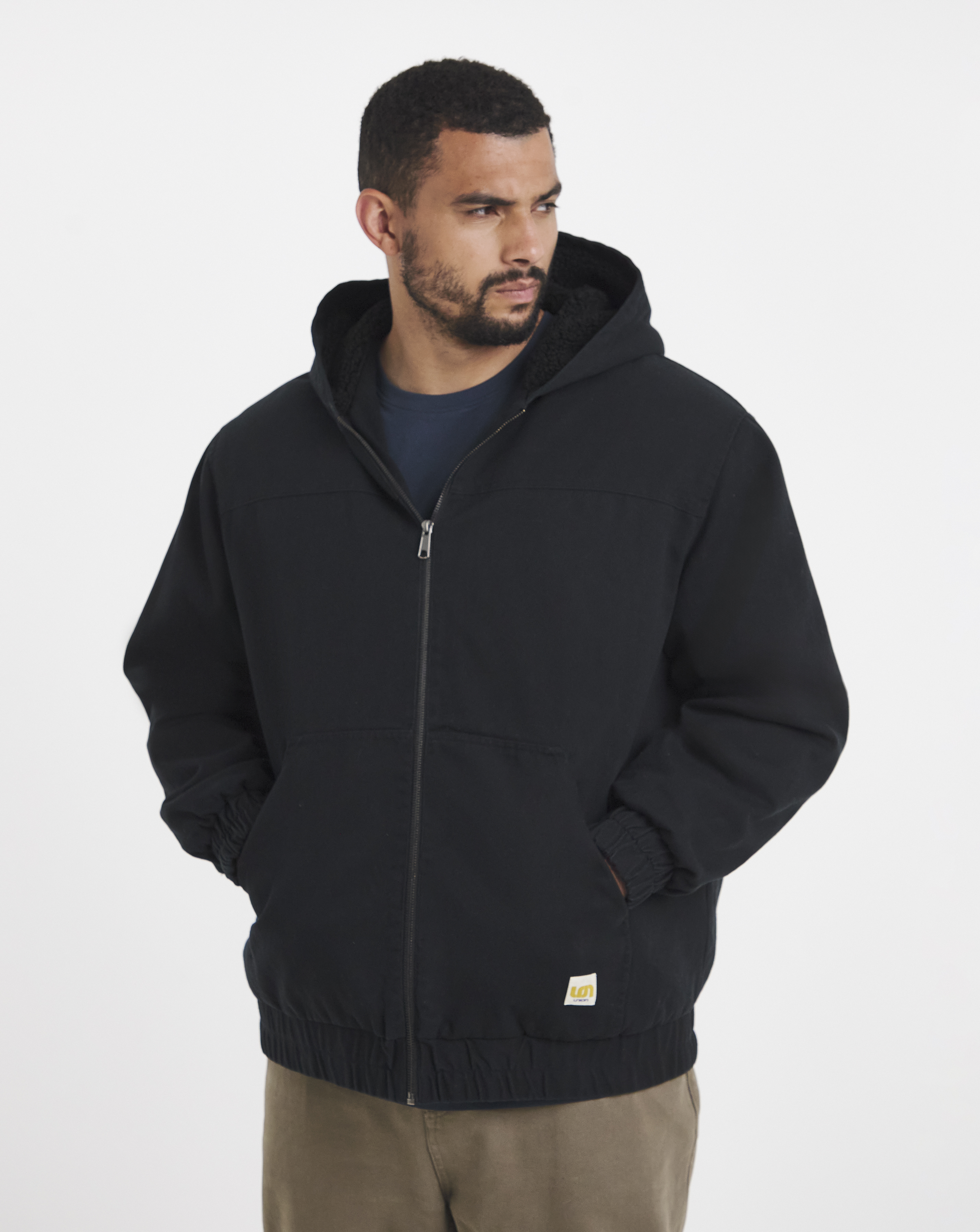 Union Borg Lined Relax Fit Jacket