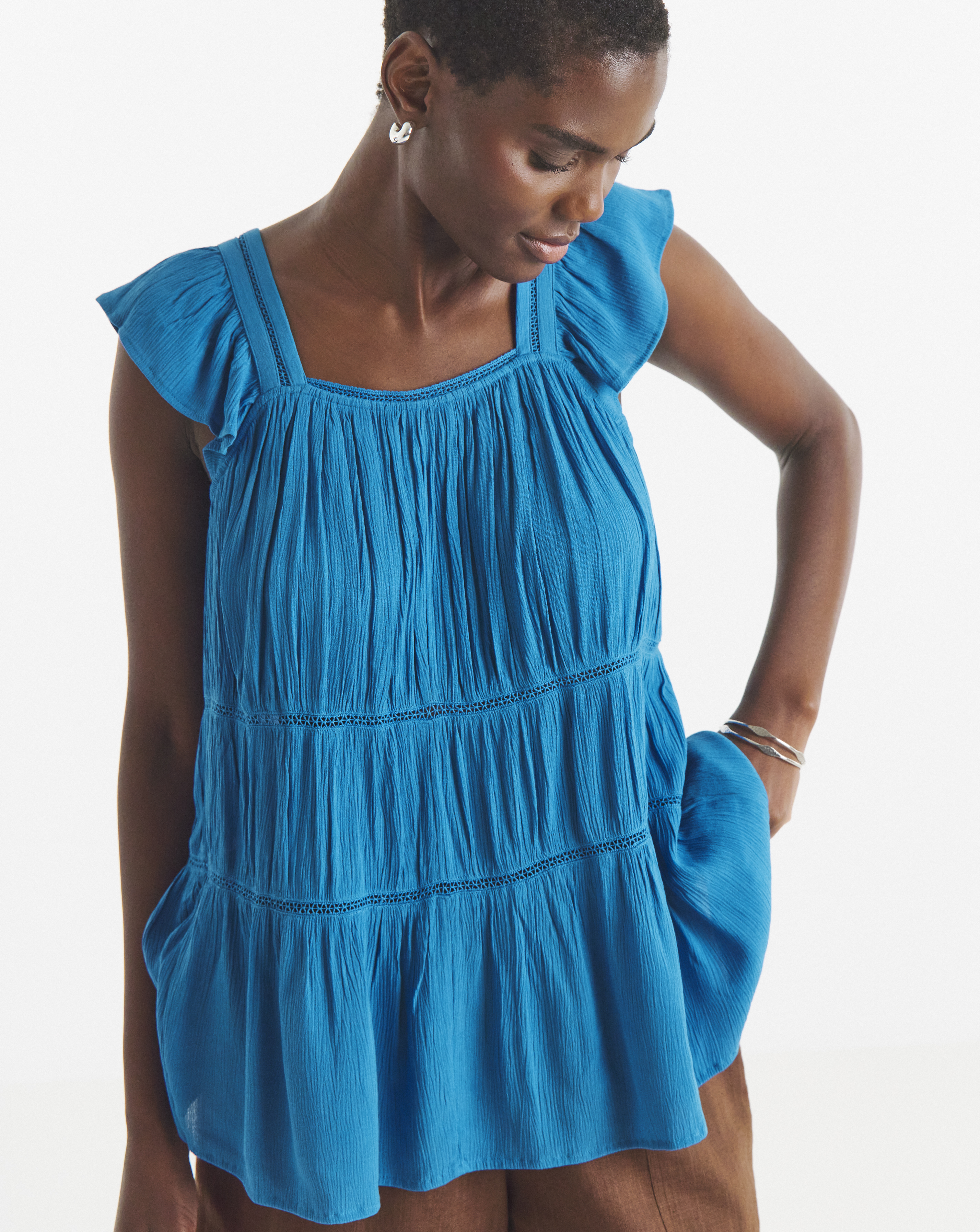 Trim Detail Prairie Cami