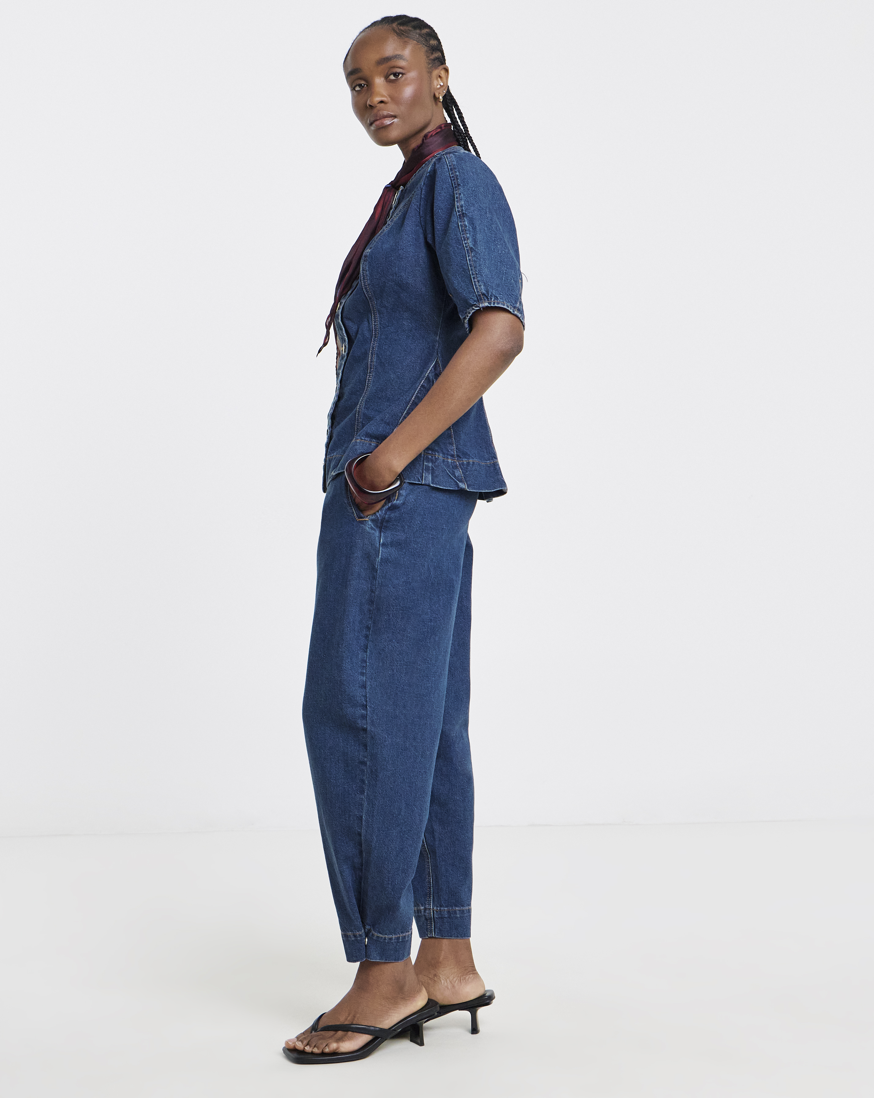 Simply Be Tapered Adjustable Hem Jean