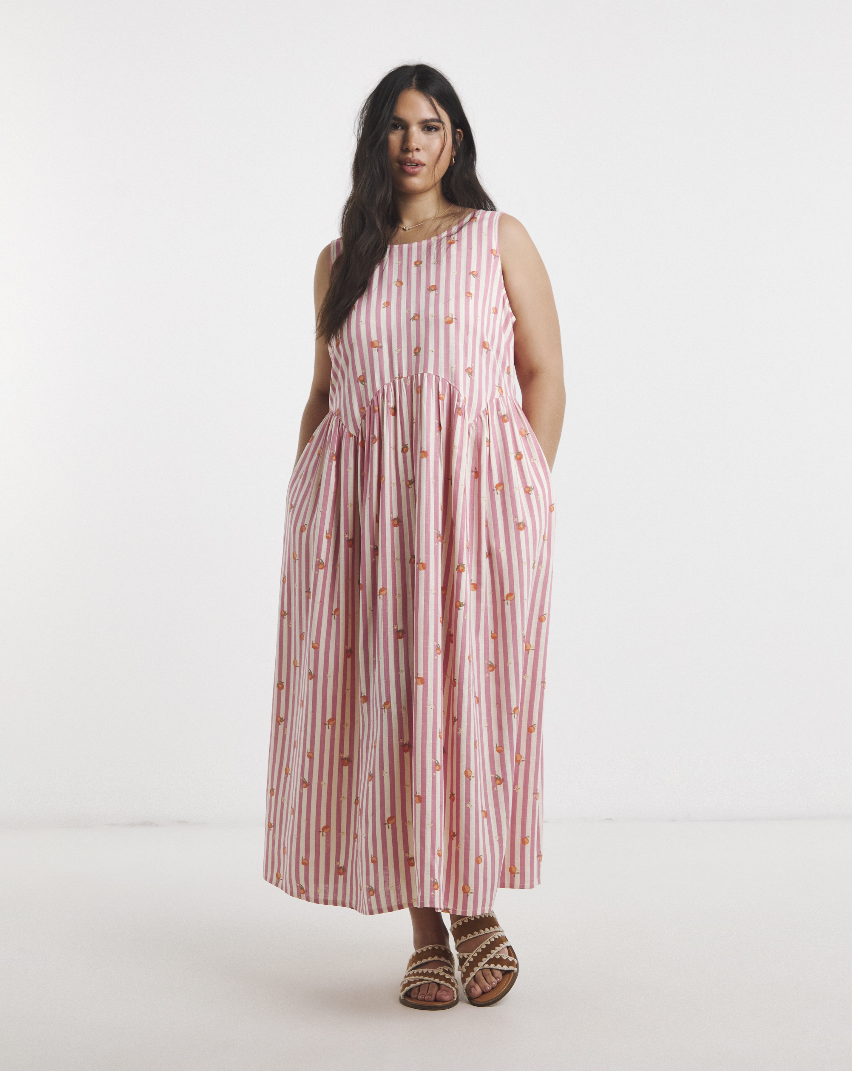New In - Apron Midi Dress