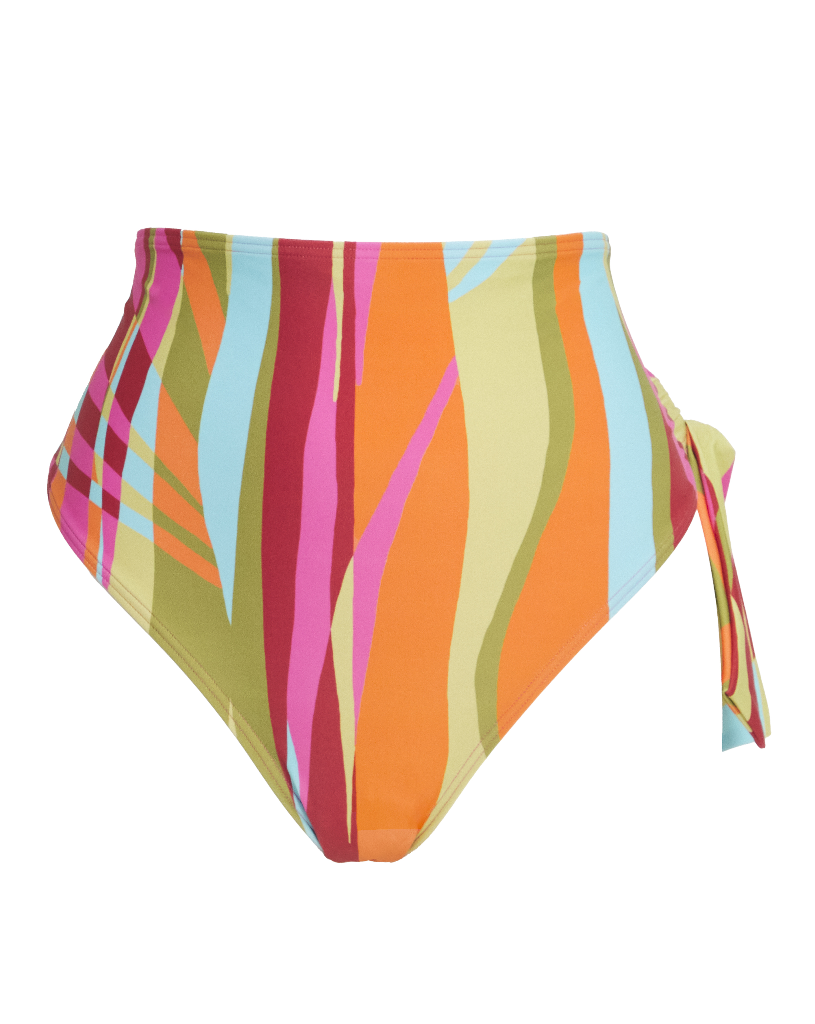 Tie Side High Waist Bikini Briefs