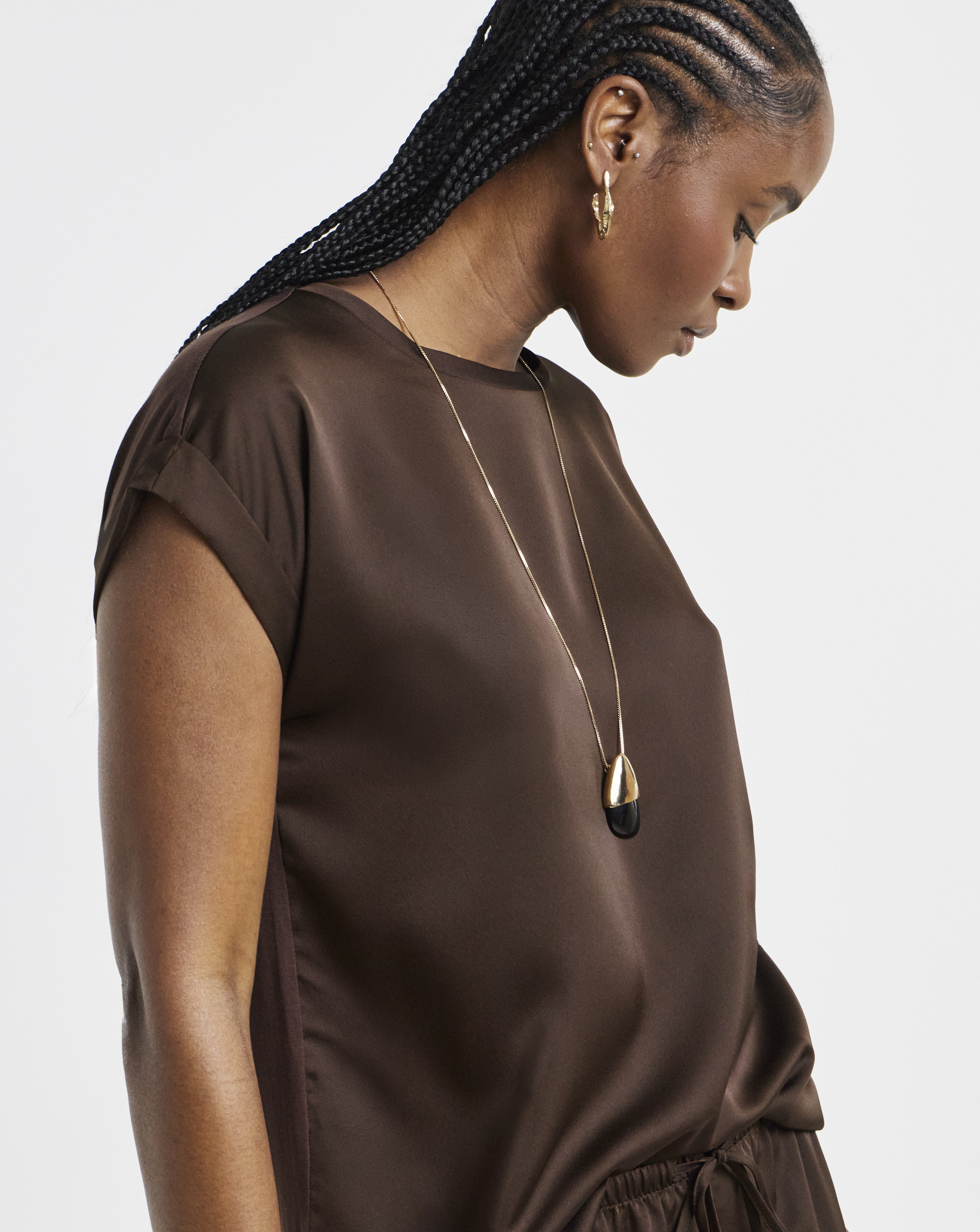 New In - Vila Ellette Satin Top