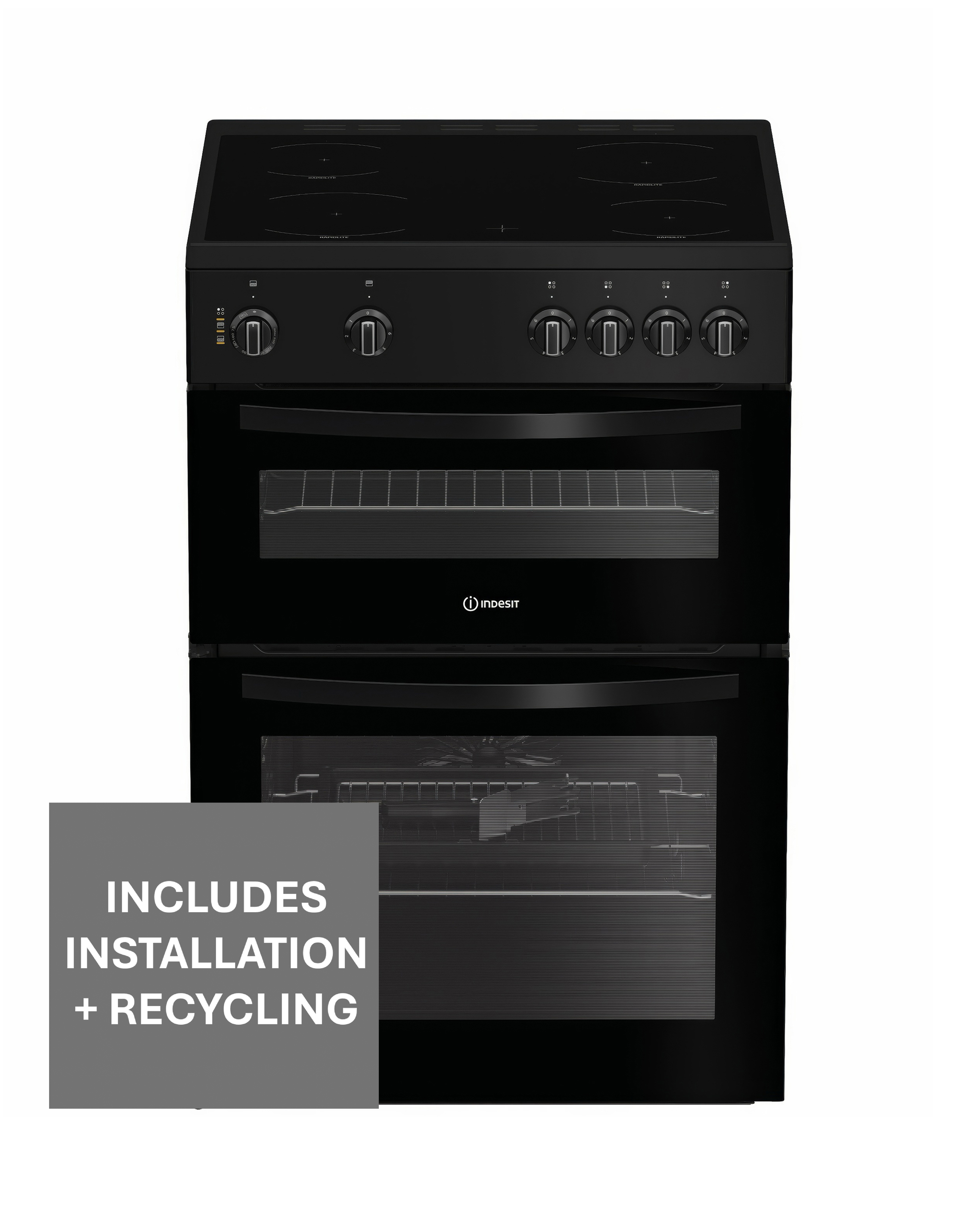 Indesit ITE6VMB Ceramic Hob Cook Install