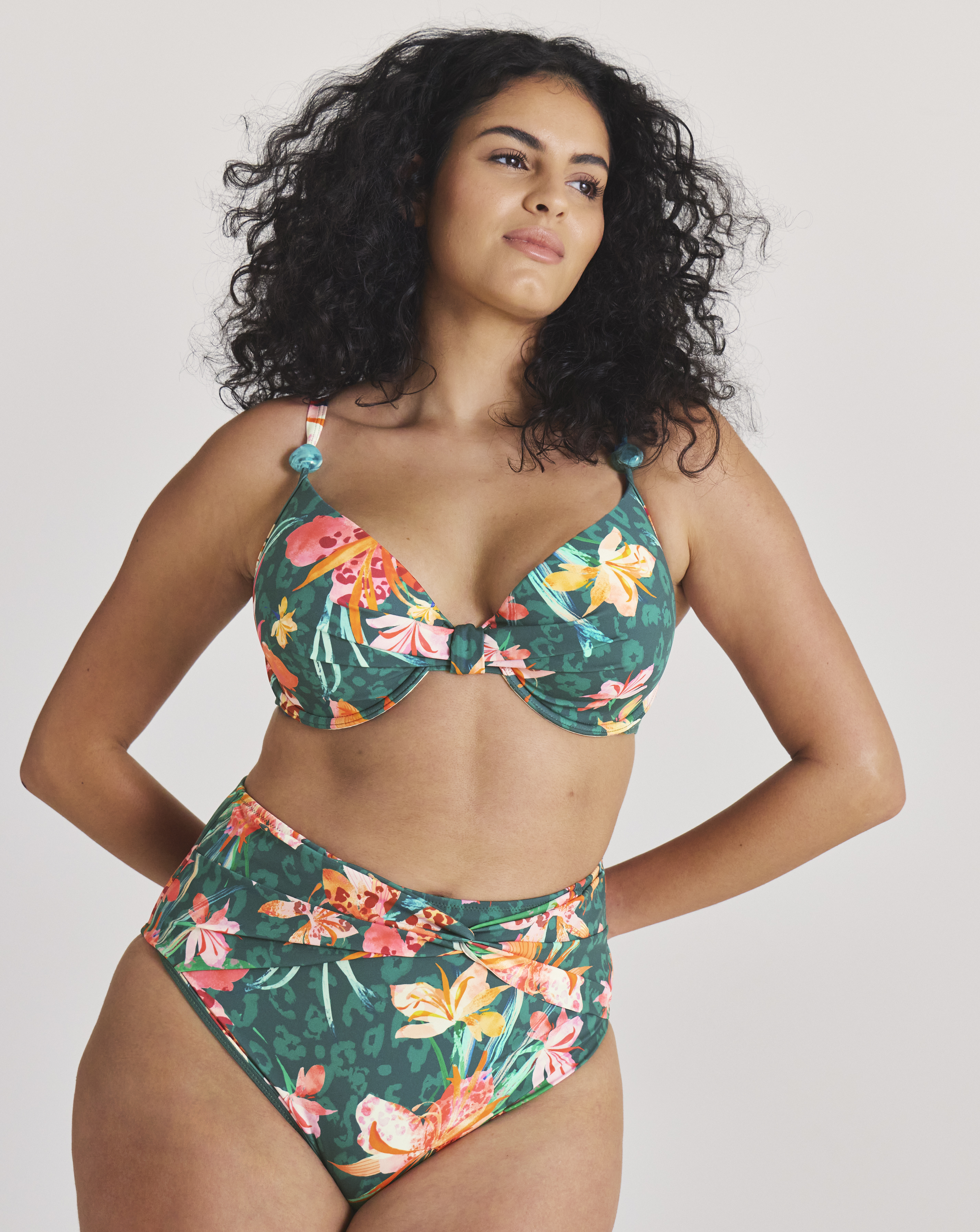 Twist Front Bikini Bottoms