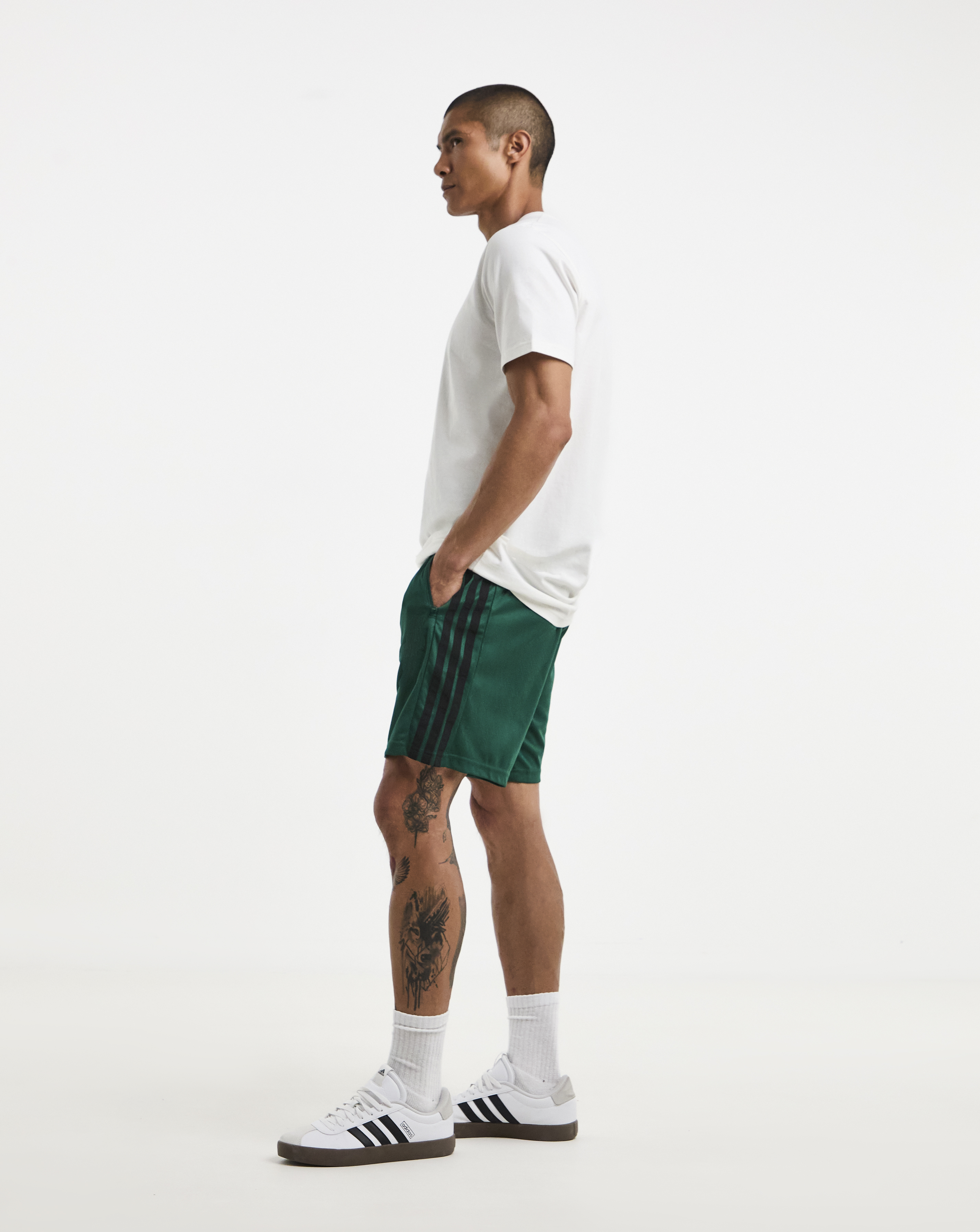 adidas Work Out Essentials 3 Stripes 9 Inch Shorts