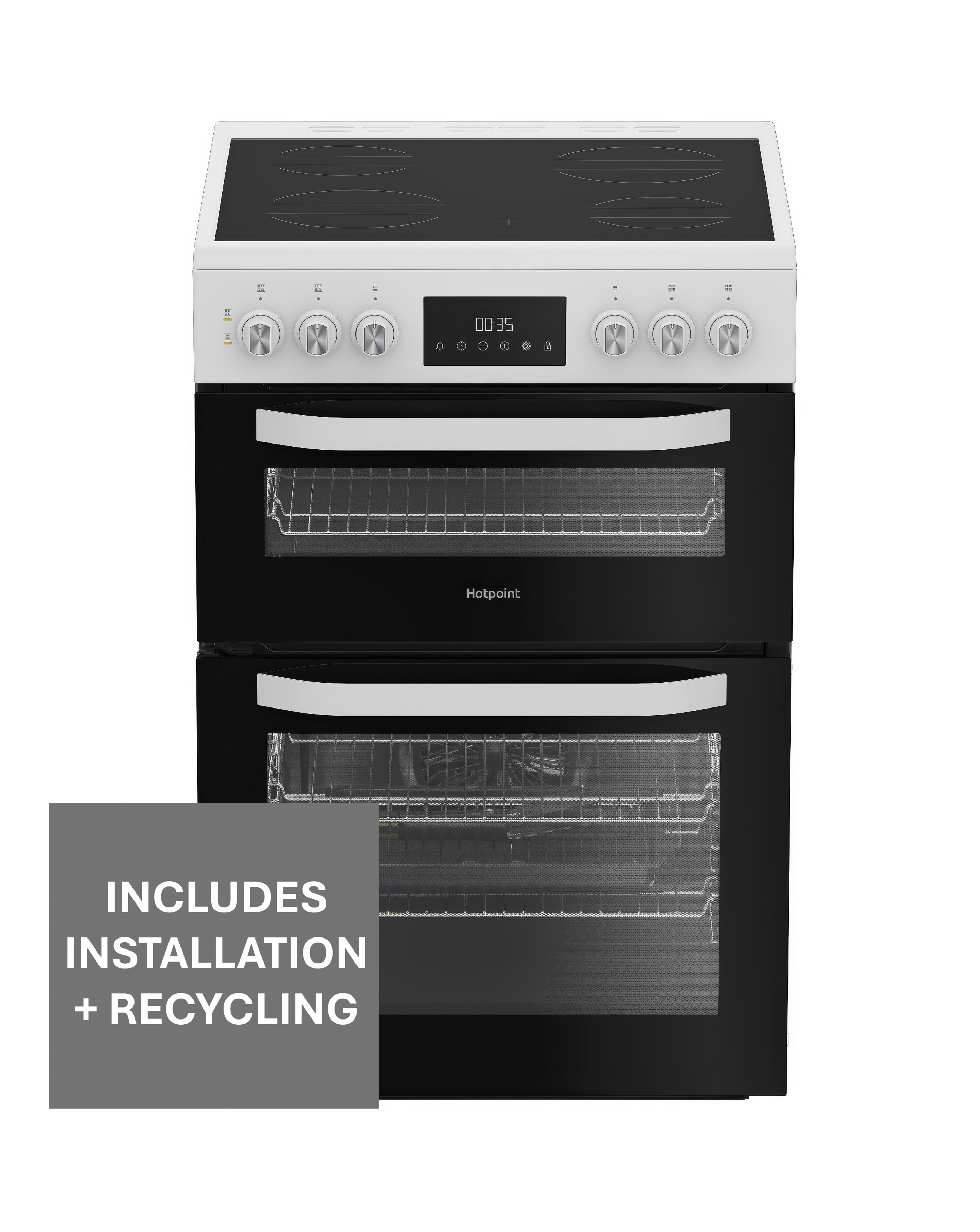 Hotpoint HDE6VDW Electric Cooker Install