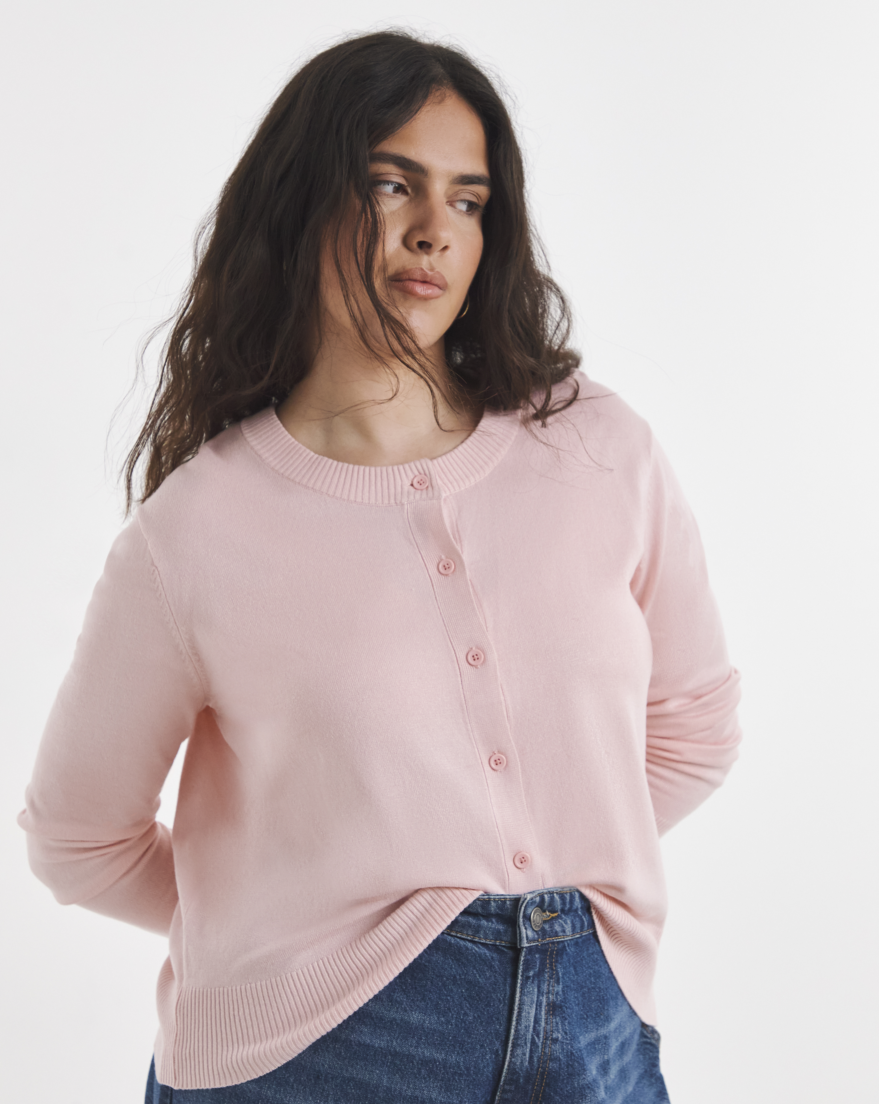 Eversoft Crew Neck Cardigan
