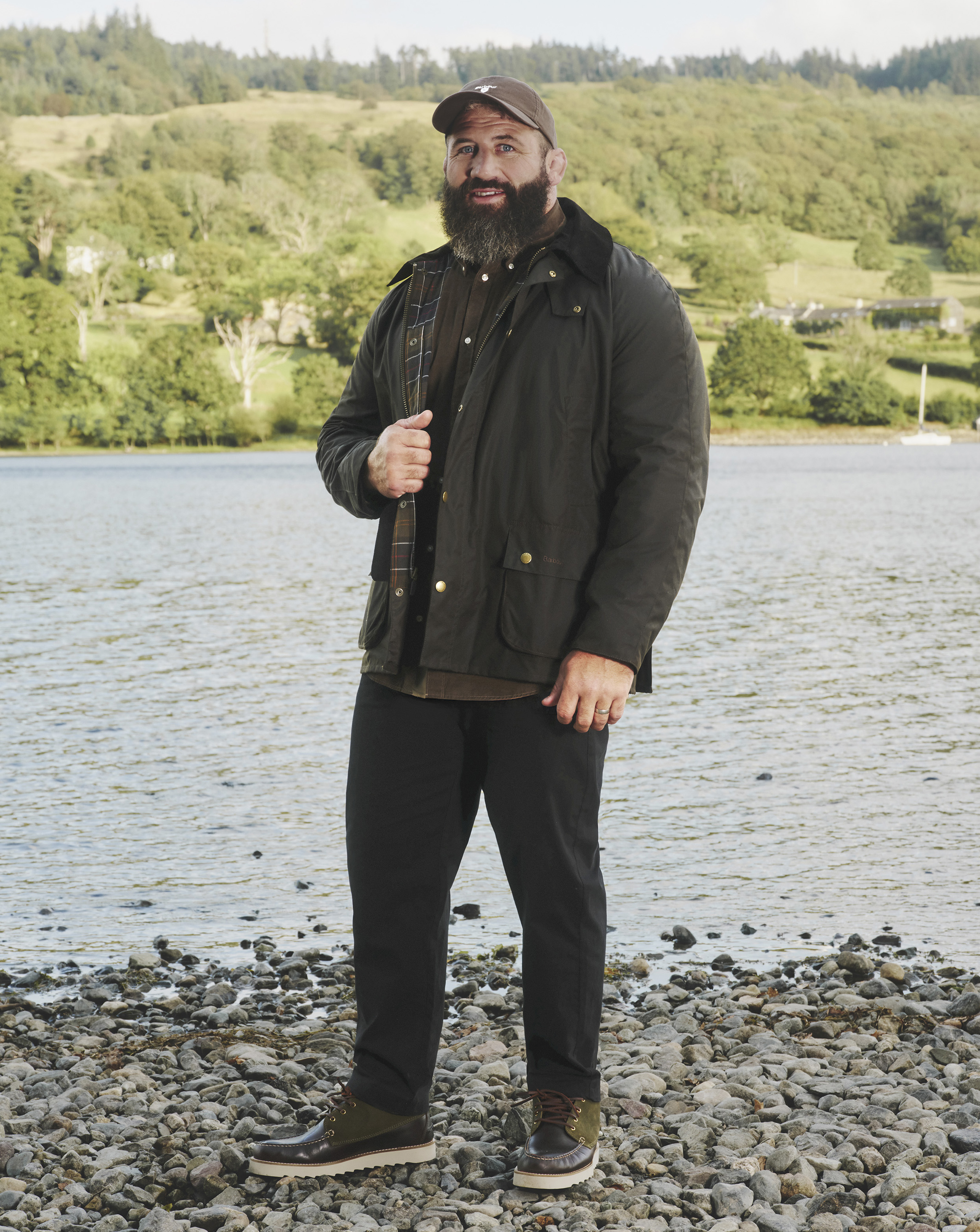 Barbour Ashby Wax Jacket - Olive