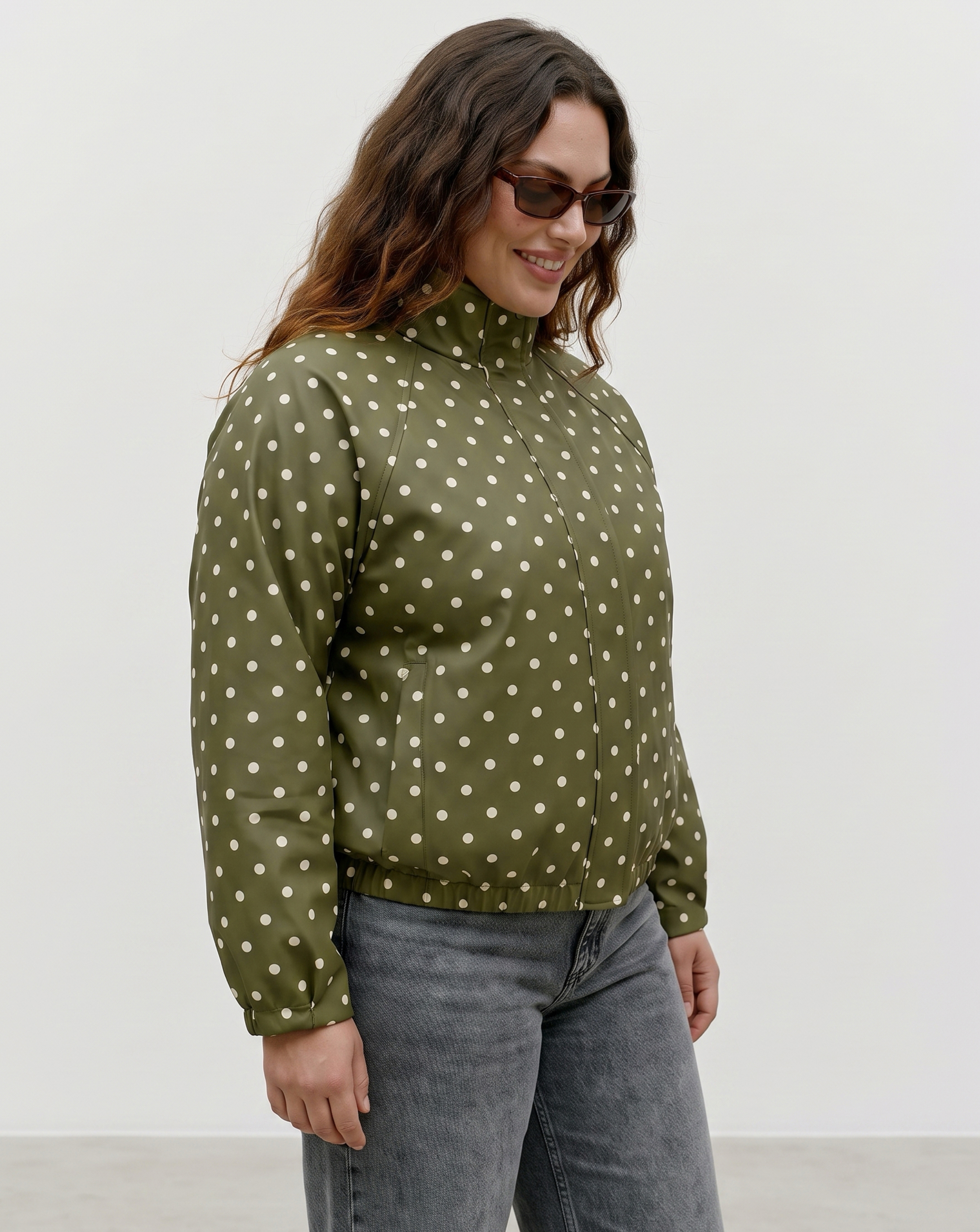 Vero Moda Kayla High Neck Polka Jacket