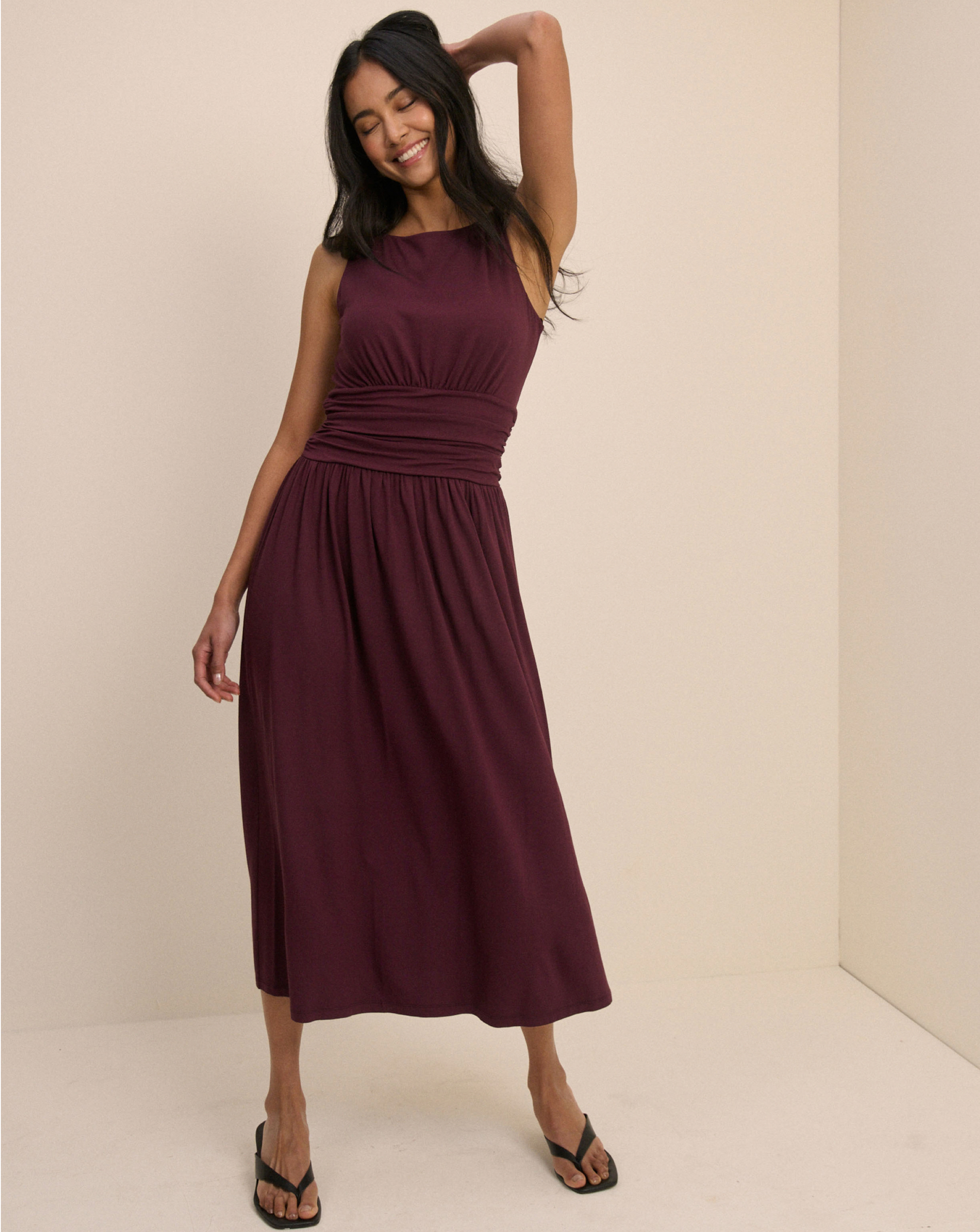 New In - NOBODYS CHILD AYLA MIDI JERSEY DRESS