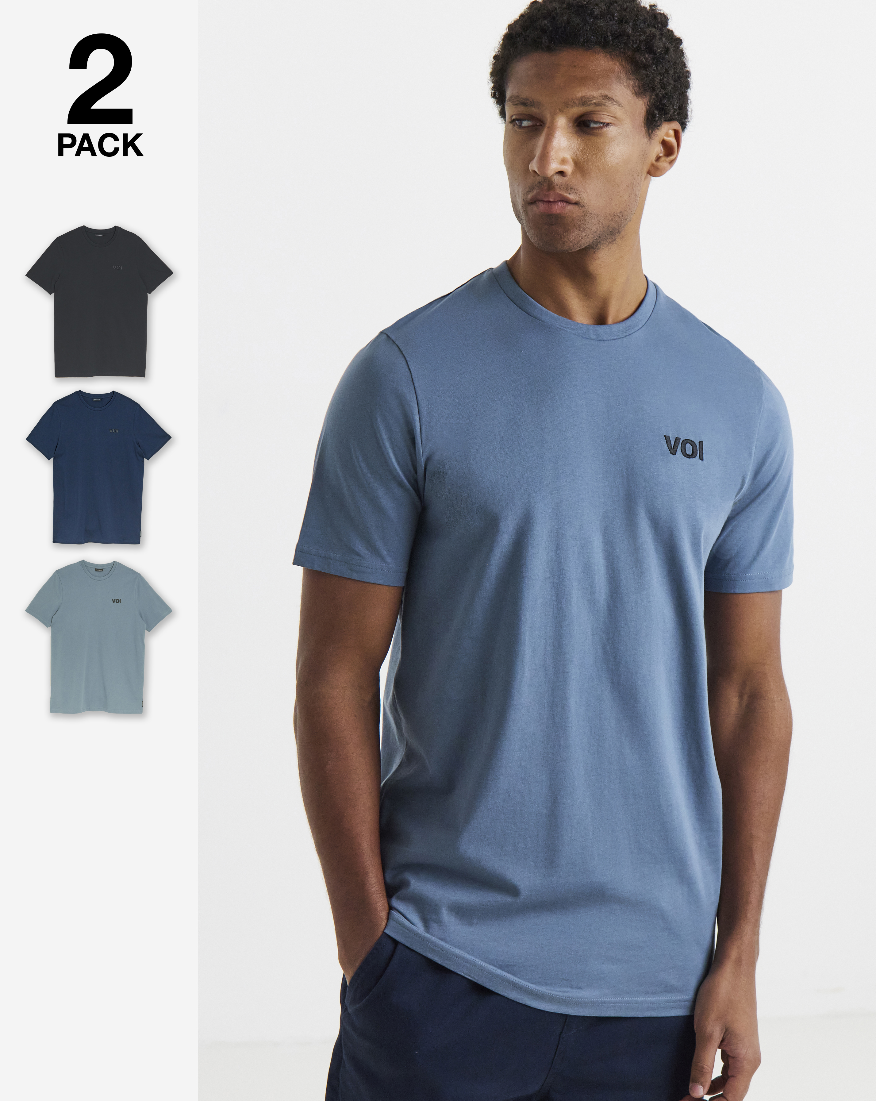 Voi  3 Pack T-shirts Long Length