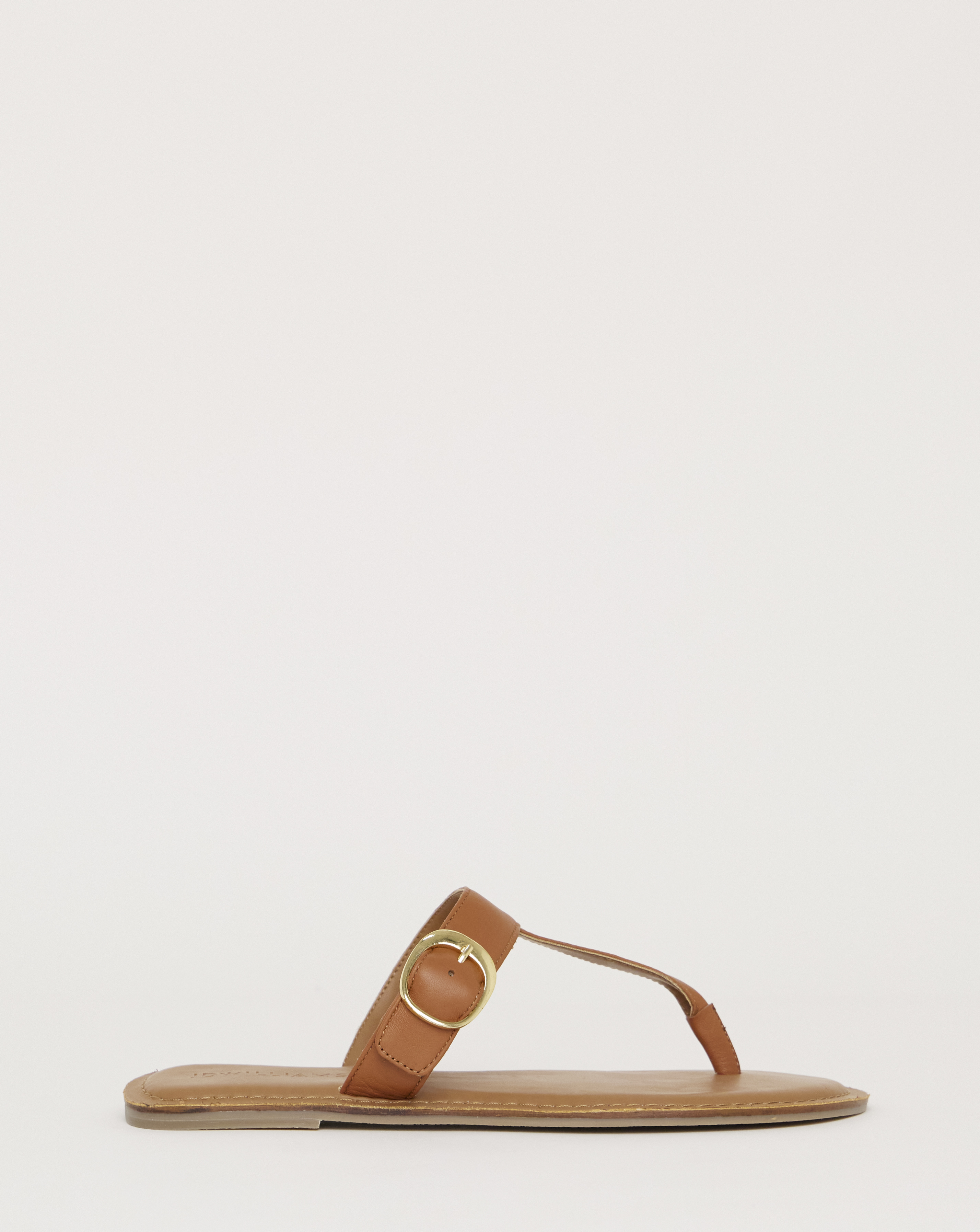Leather Toe Post Sandal Ex Wide