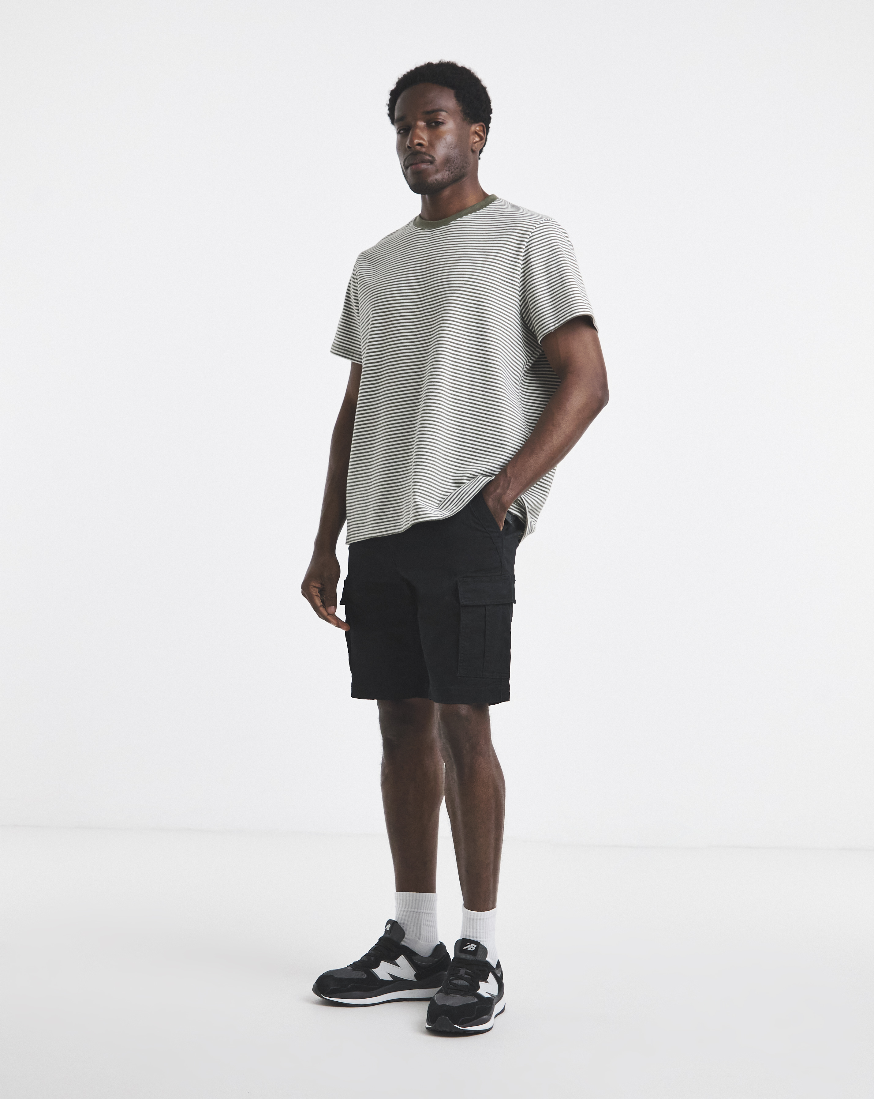 Cotton Stretch Cargo Short