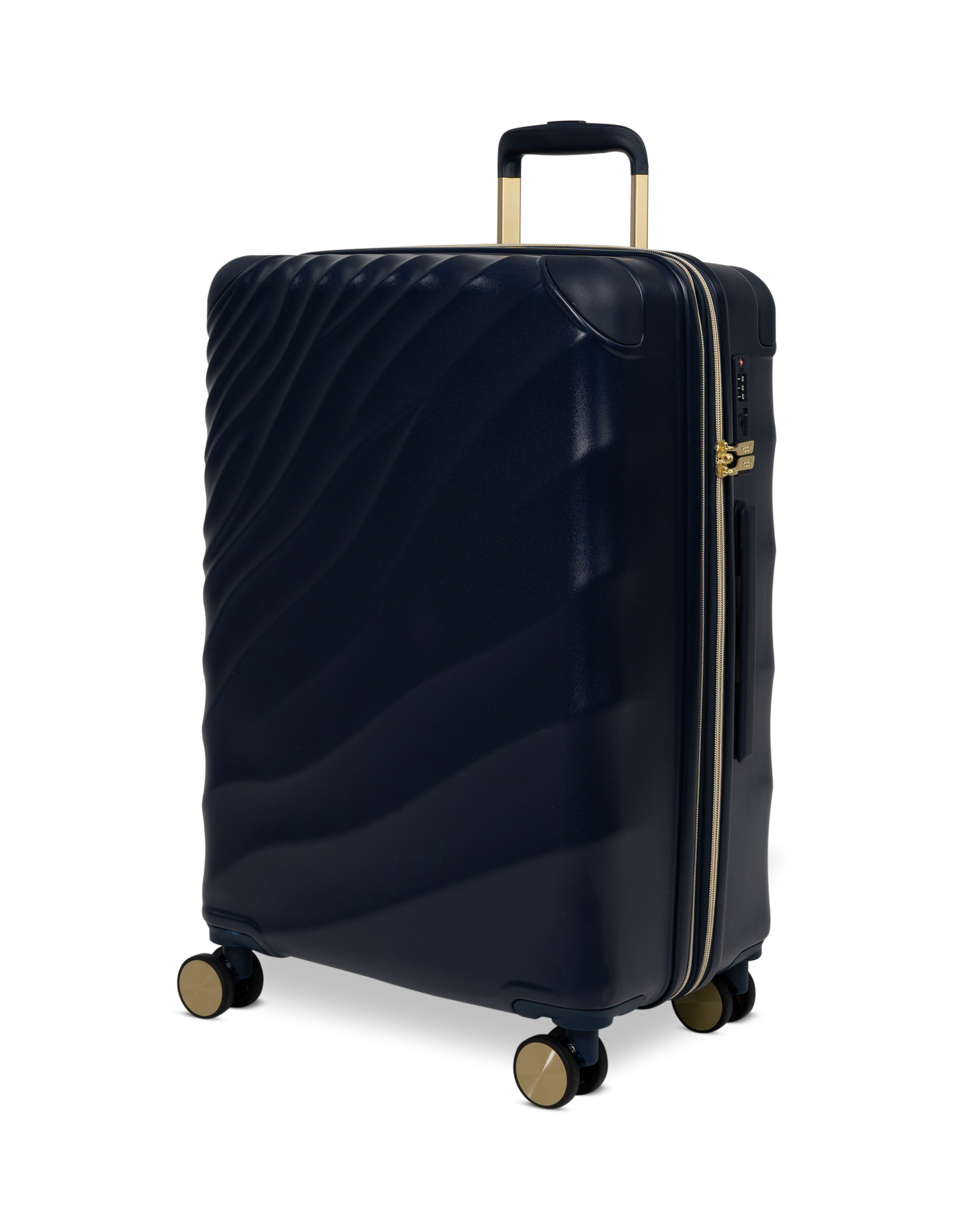Rock Men's Navy Sahara Hardshell Suitcase Medium