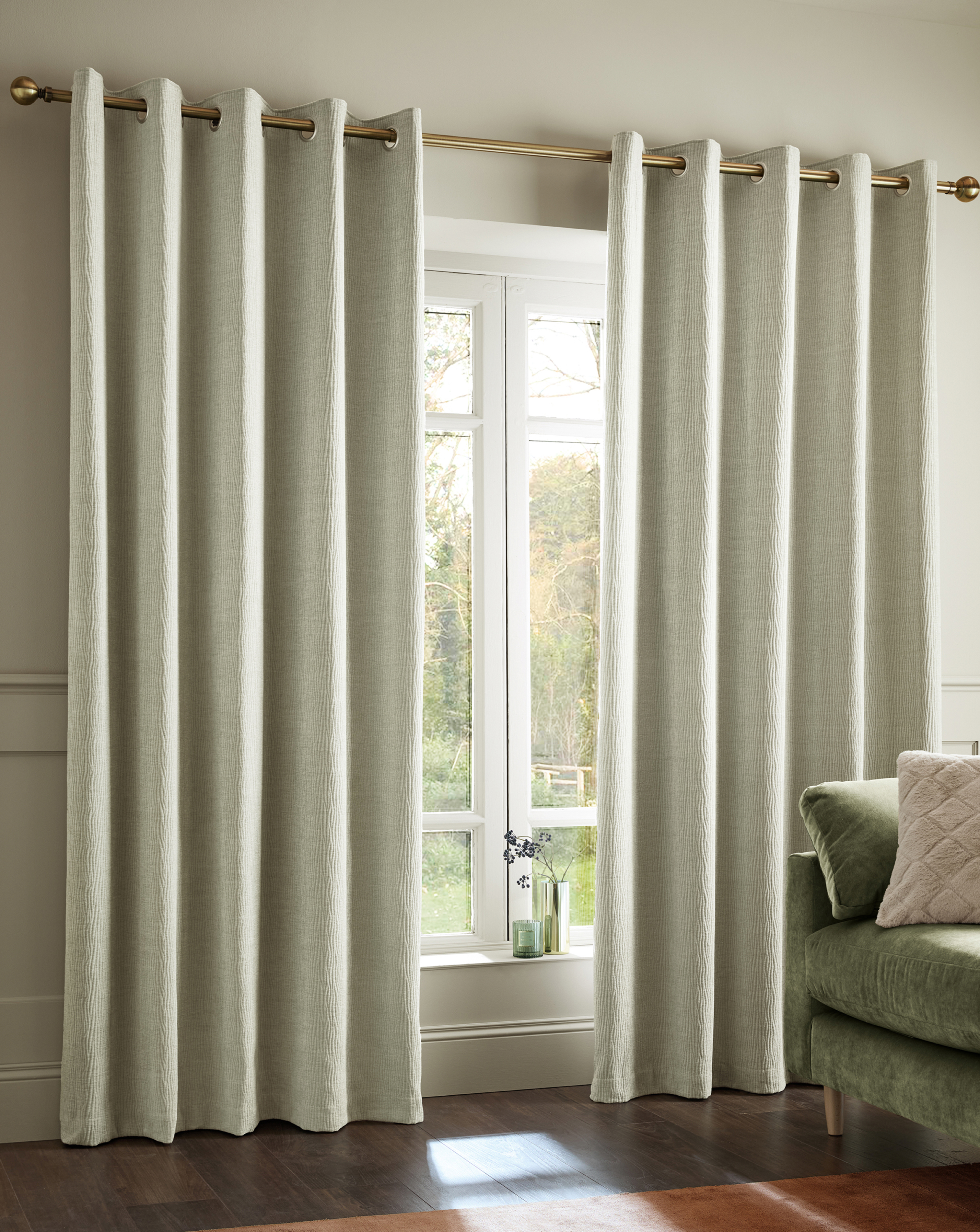 Catherine Lansfield Chenille Curtains