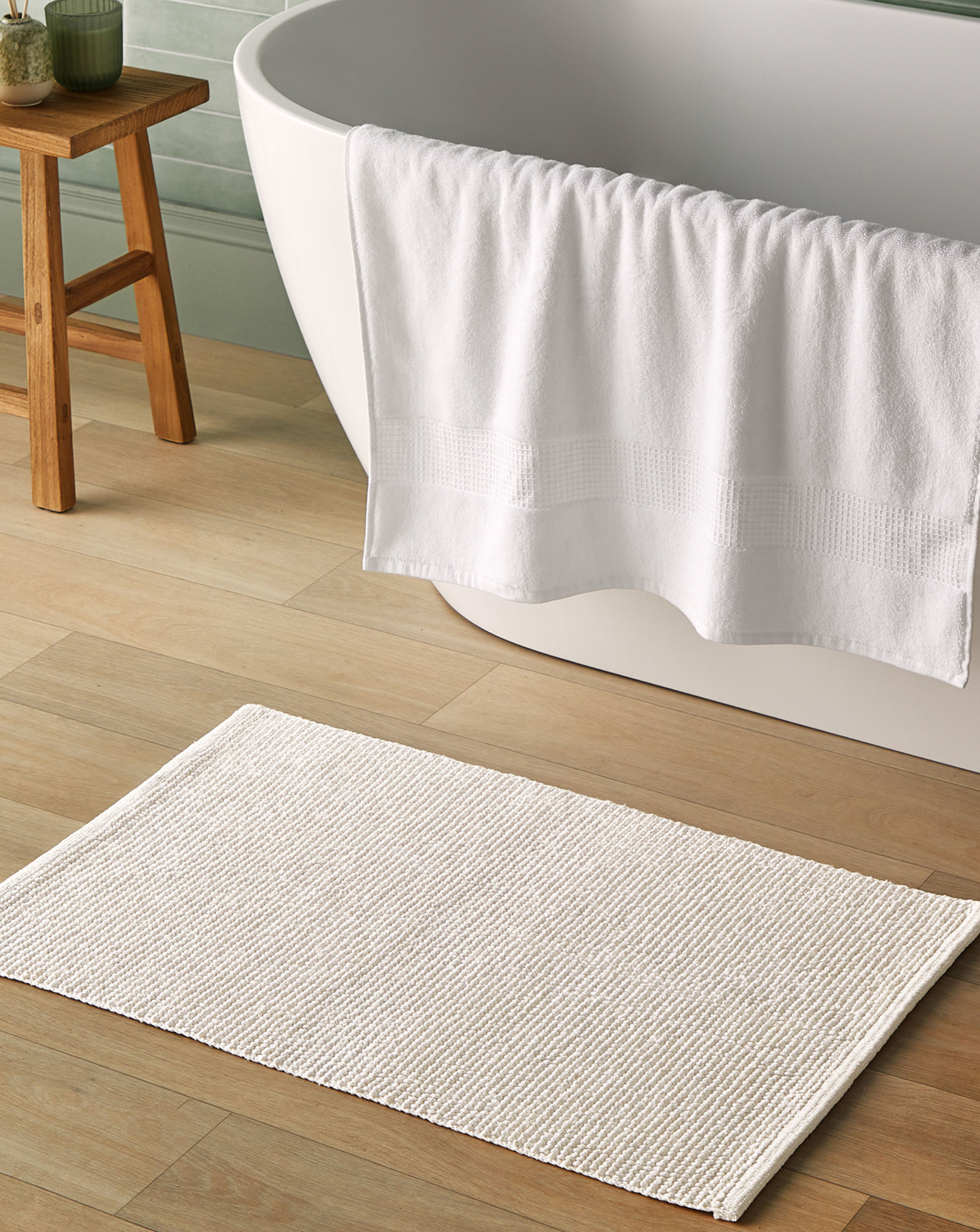 Silentnight Textured Cotton Bath Mat