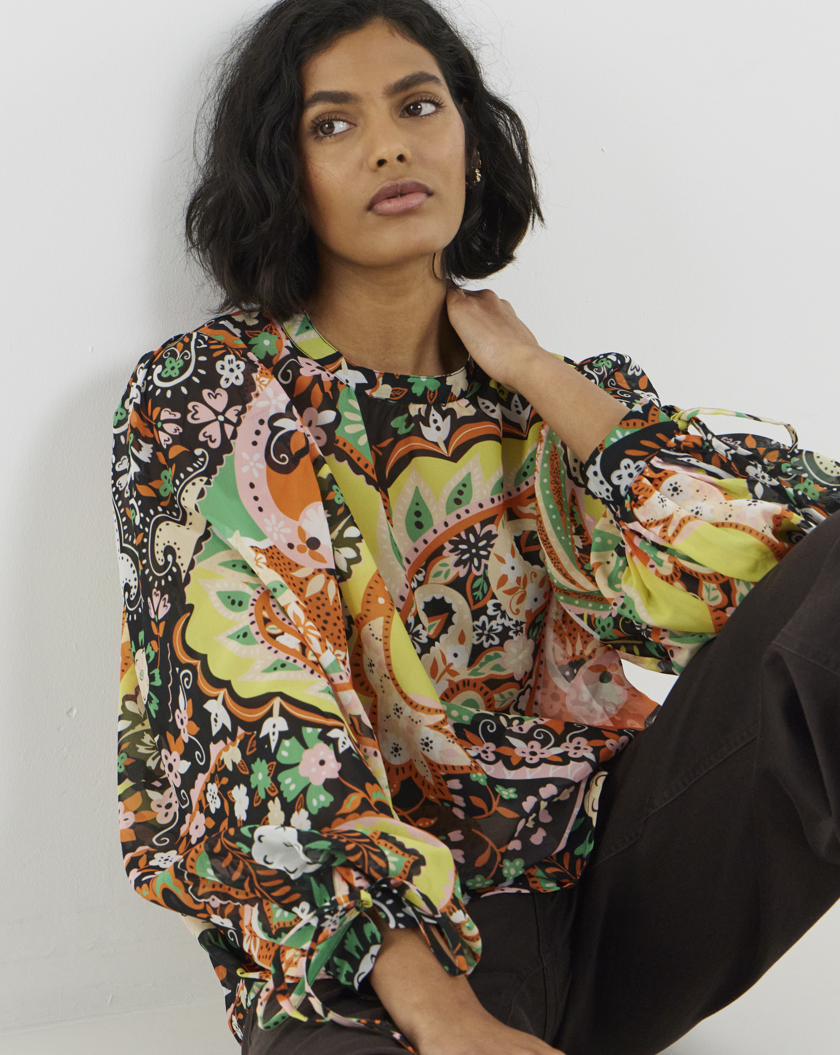 New In - Simply Be Paisley Print Blouse