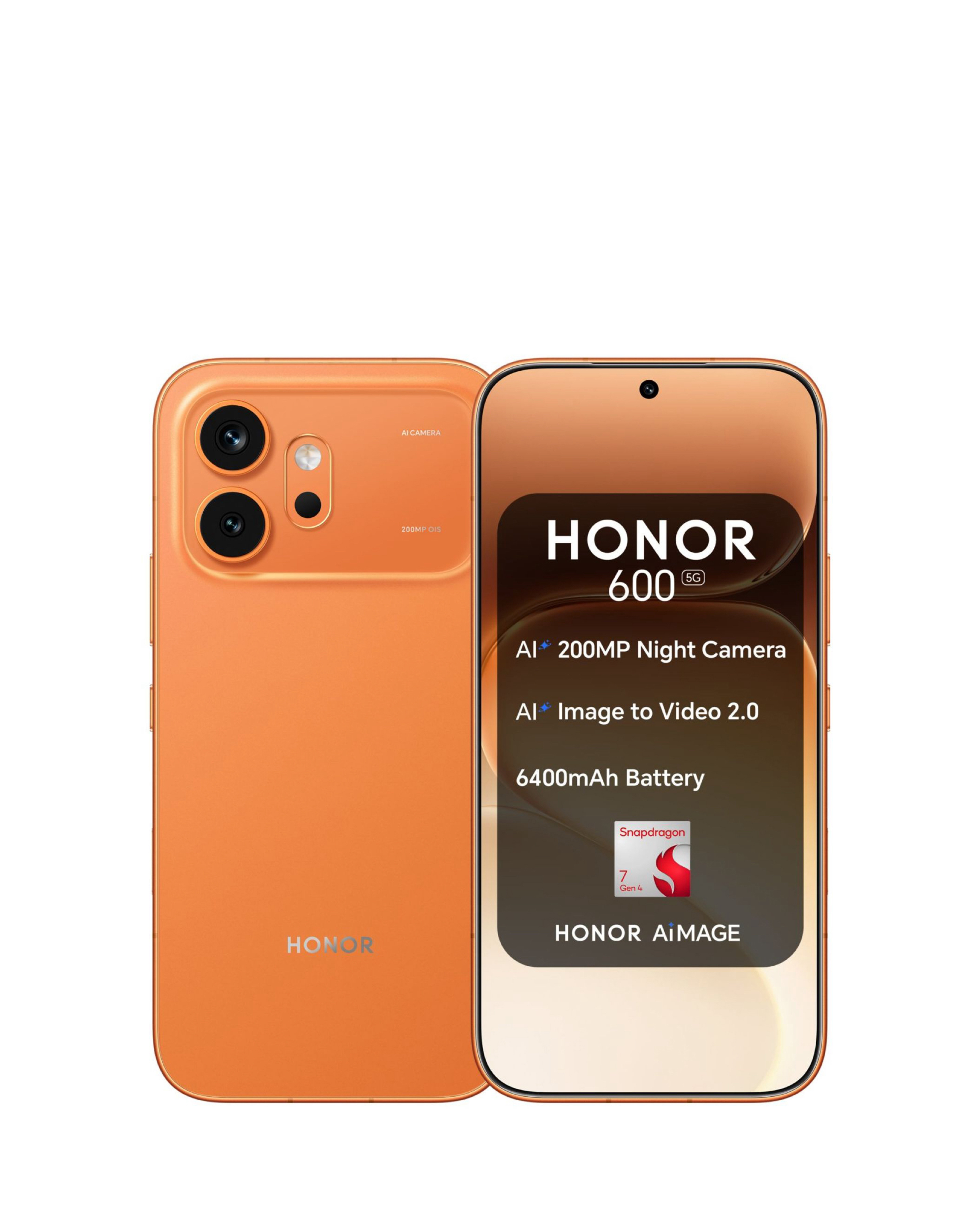 New In - Honor 600 5G 256GB - Orange