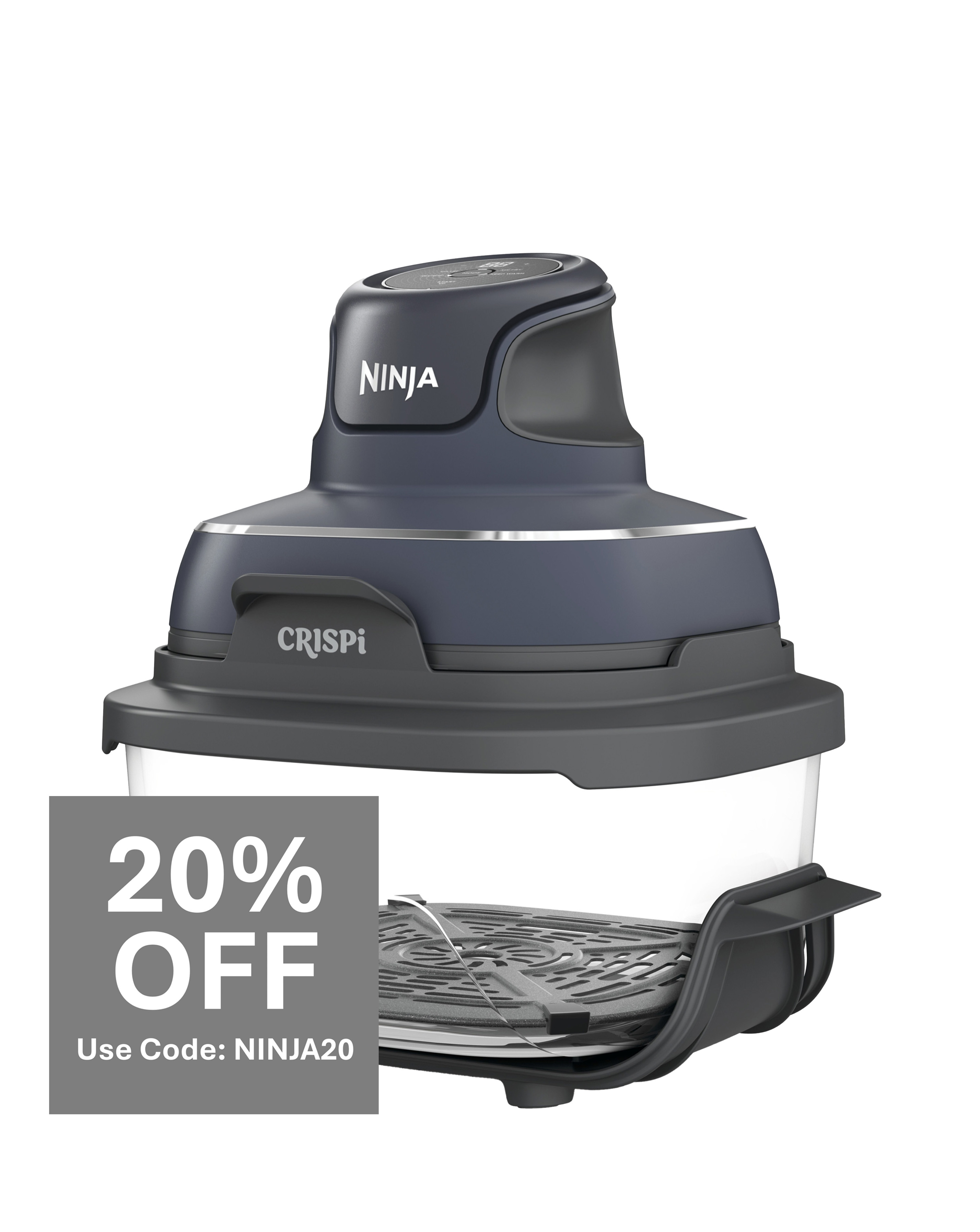 Ninja Crispi 4-in-1 Portable Air Fryer - Cyber Space