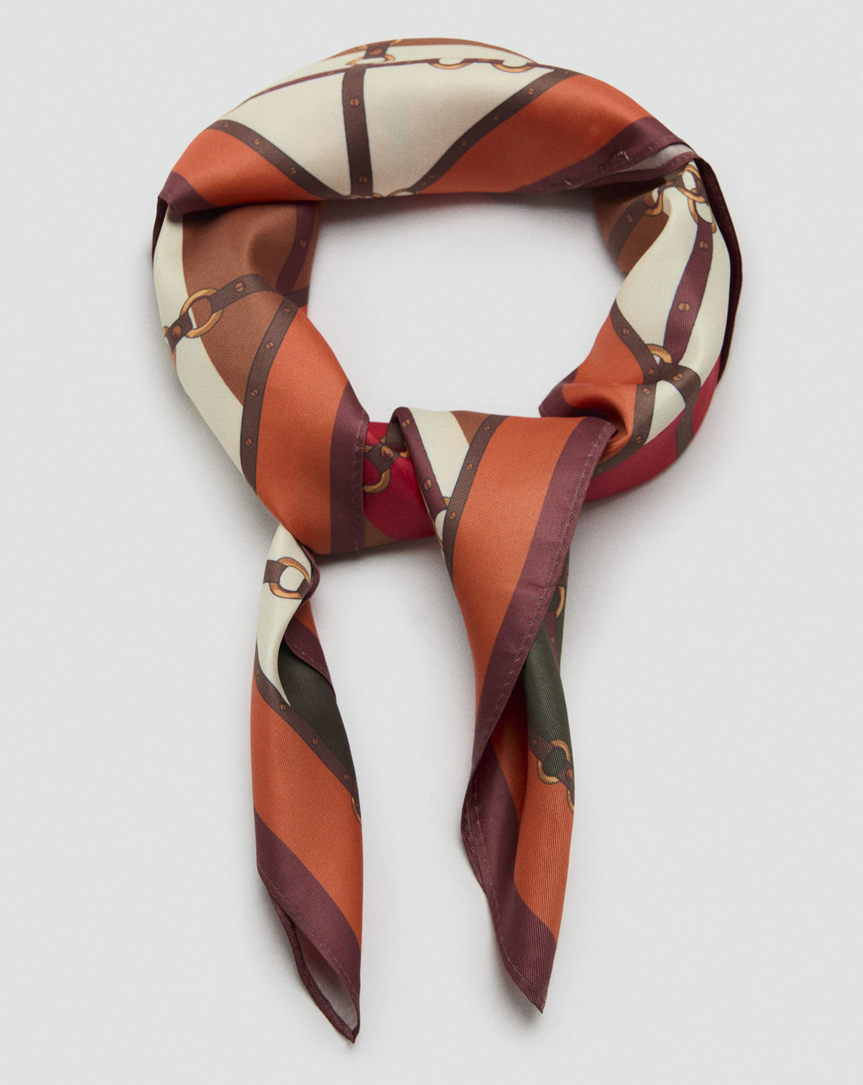 New In - Mango Geometric Printed Scarf