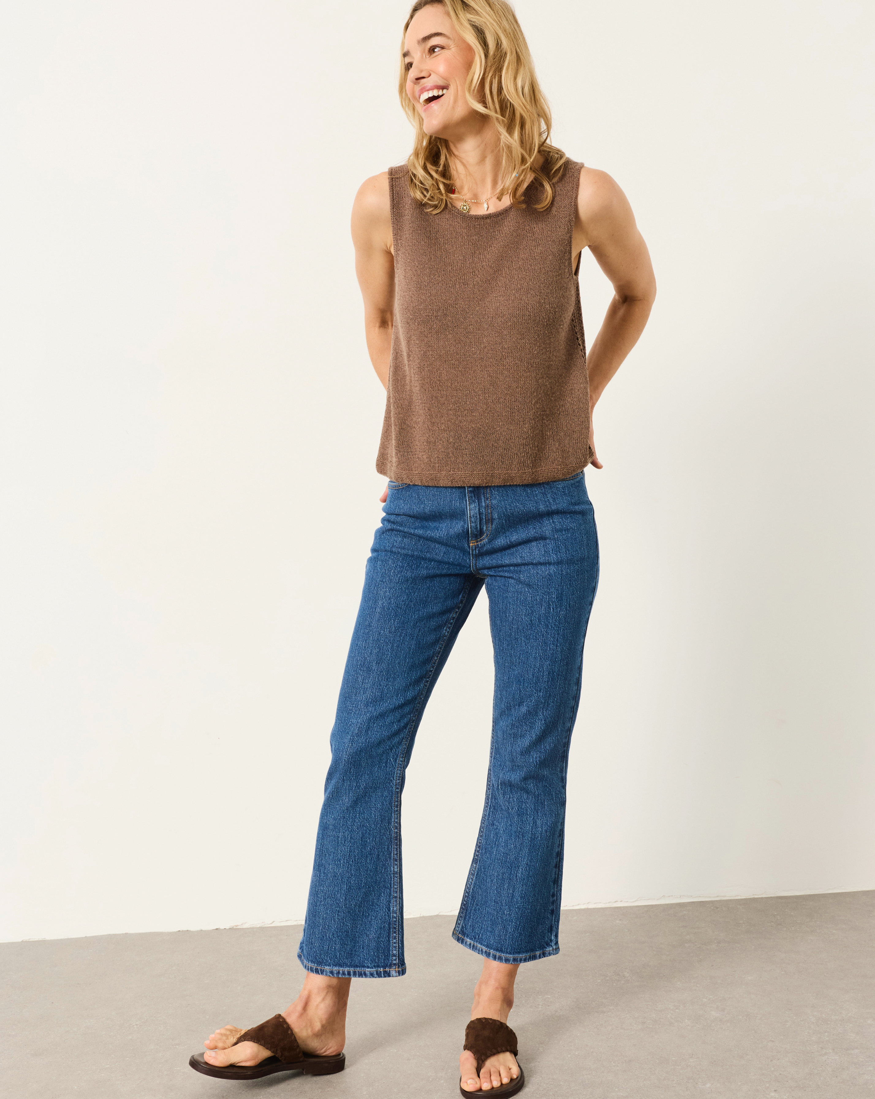 New In - Fatface Kick Flare Jeans