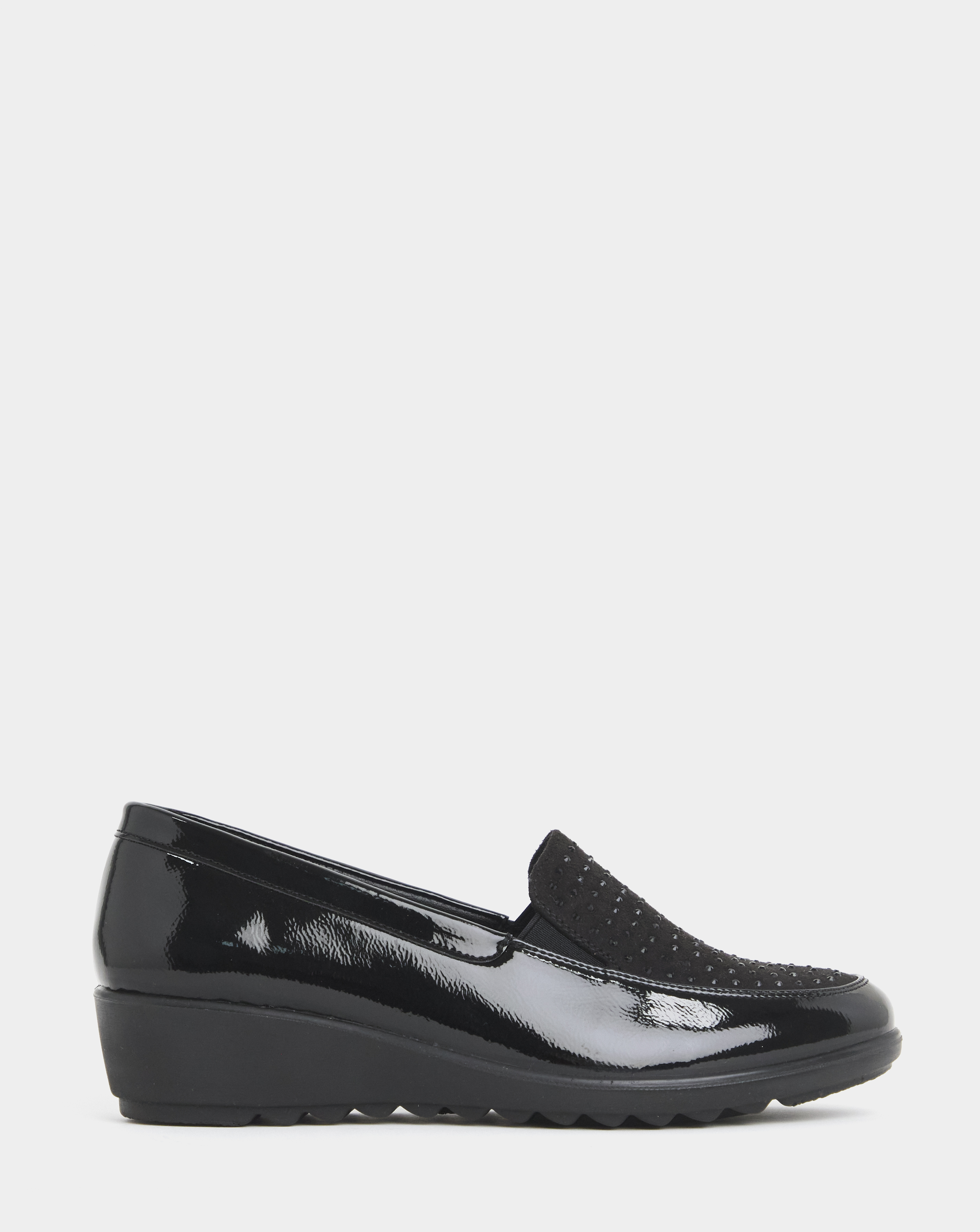 New In - Sparkle Vamp Wedge Loafer Wide