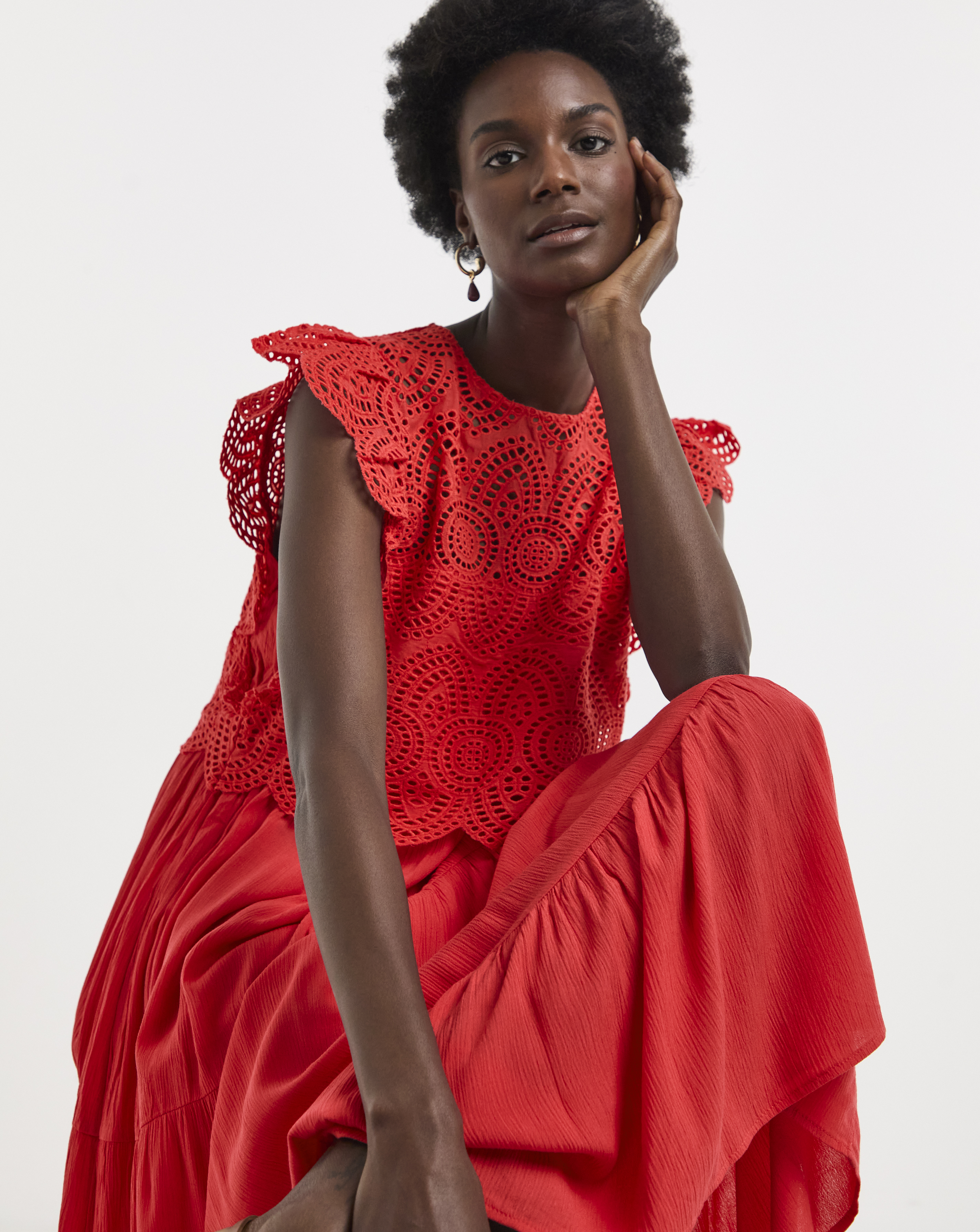 Broderie 2 - in 1 Maxi Dress
