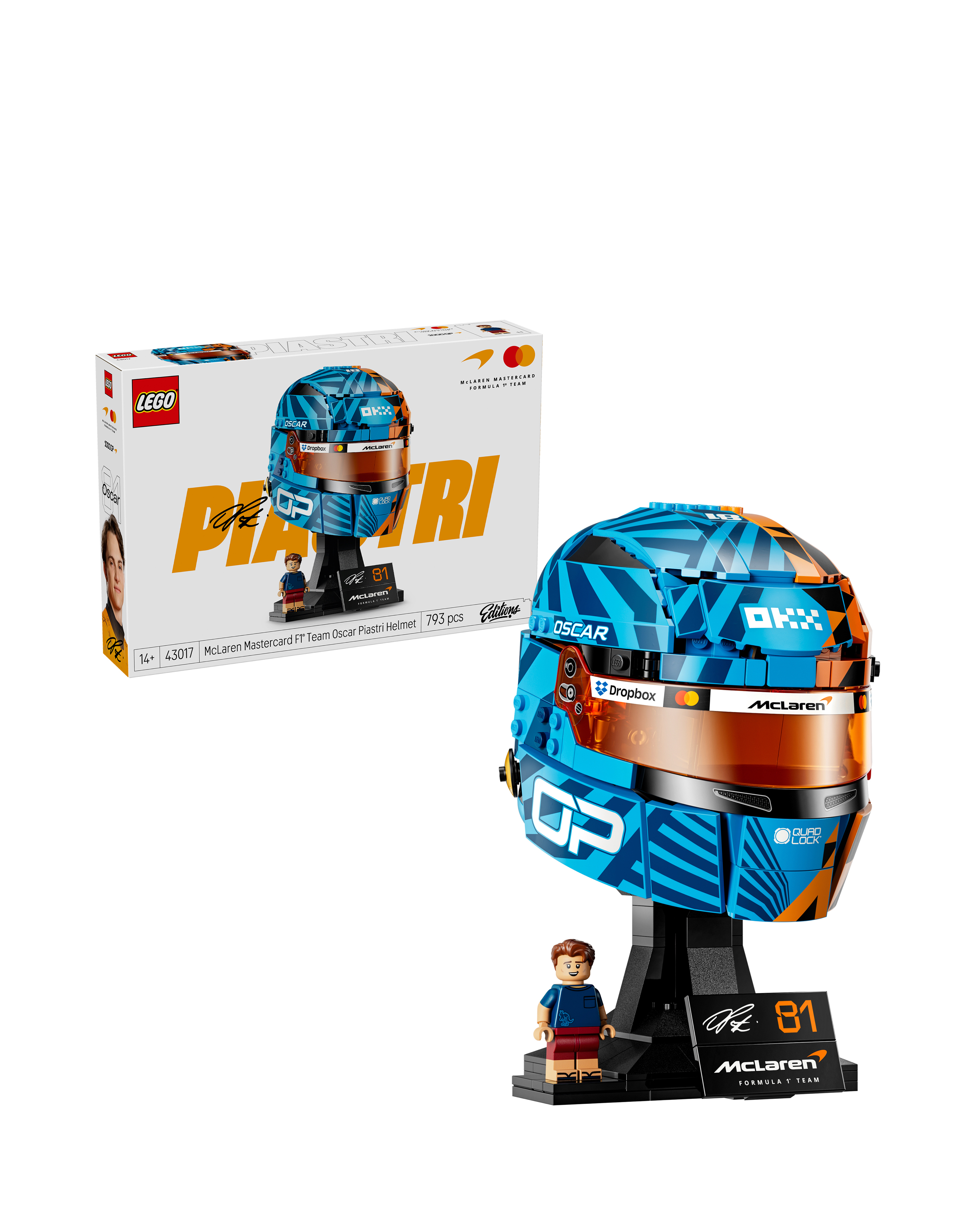 New In - LEGO Editions McLaren F1 Helmet 43017