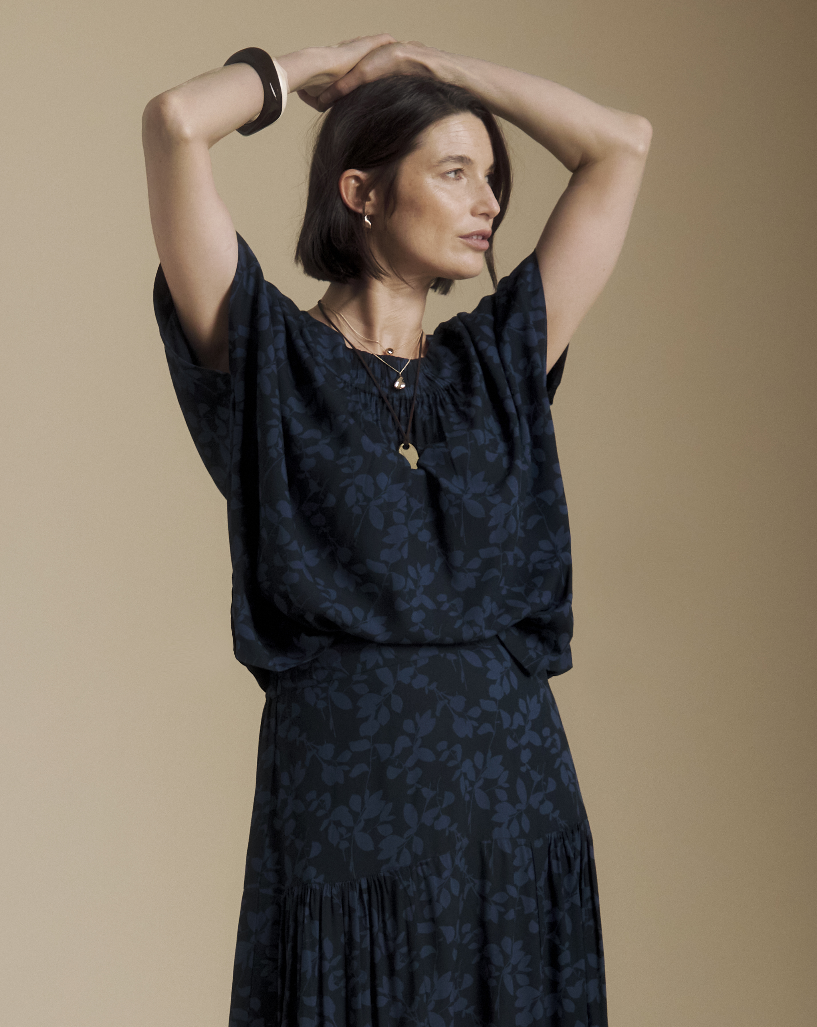 New In - Julipa Gathered Neck Blouse