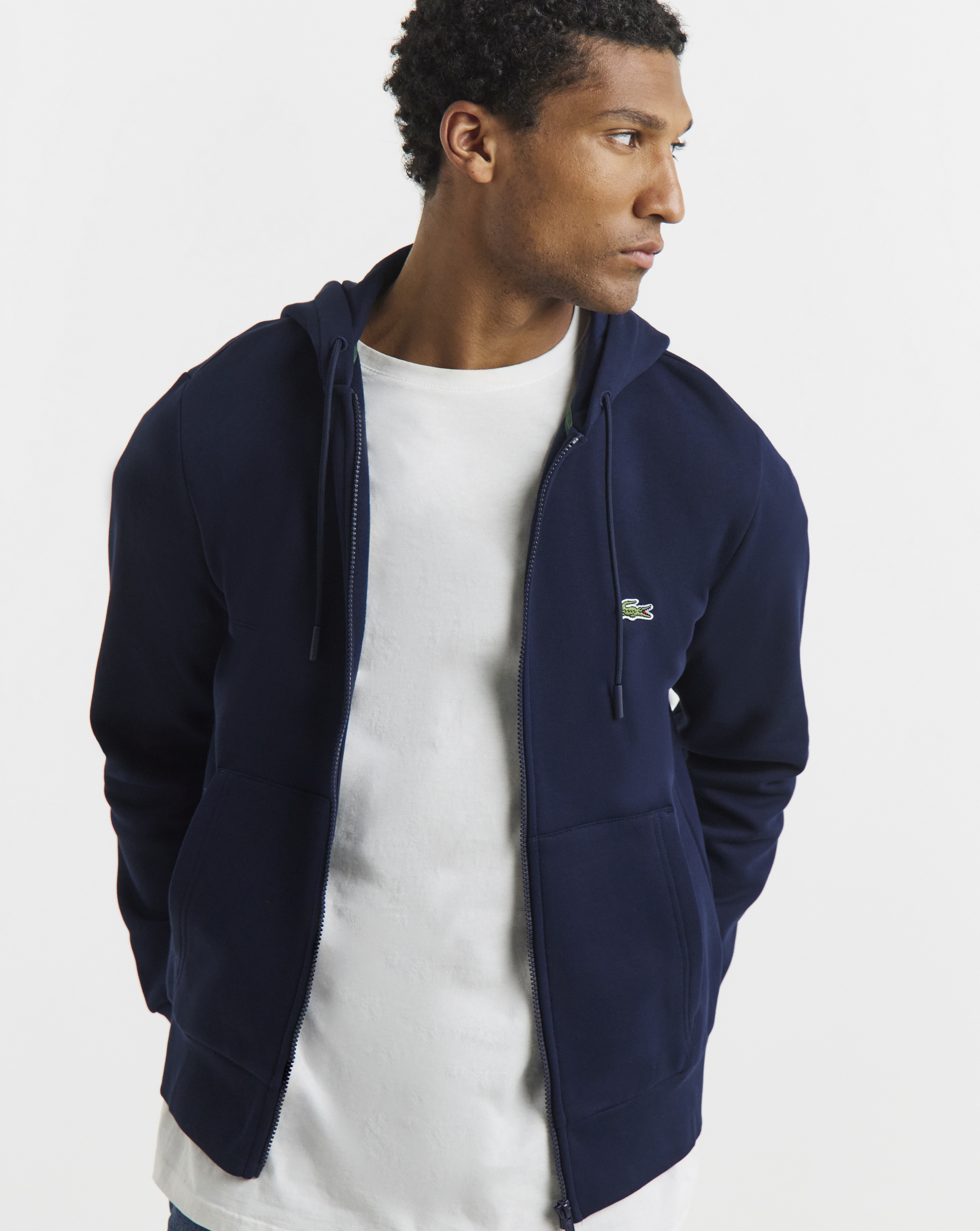 Lacoste Classic Zip Through Hoodie