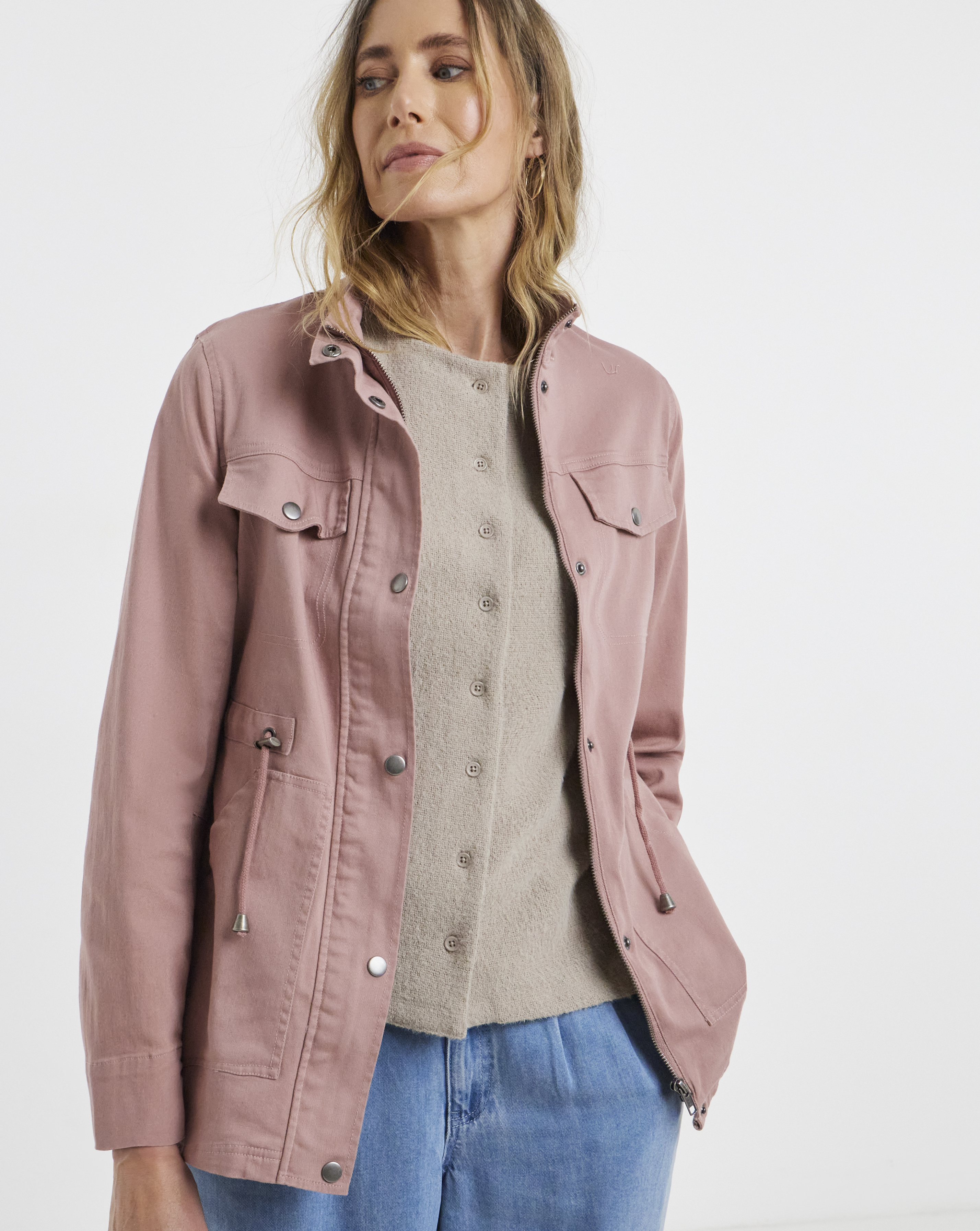 Blush Utility Stretch Jacket