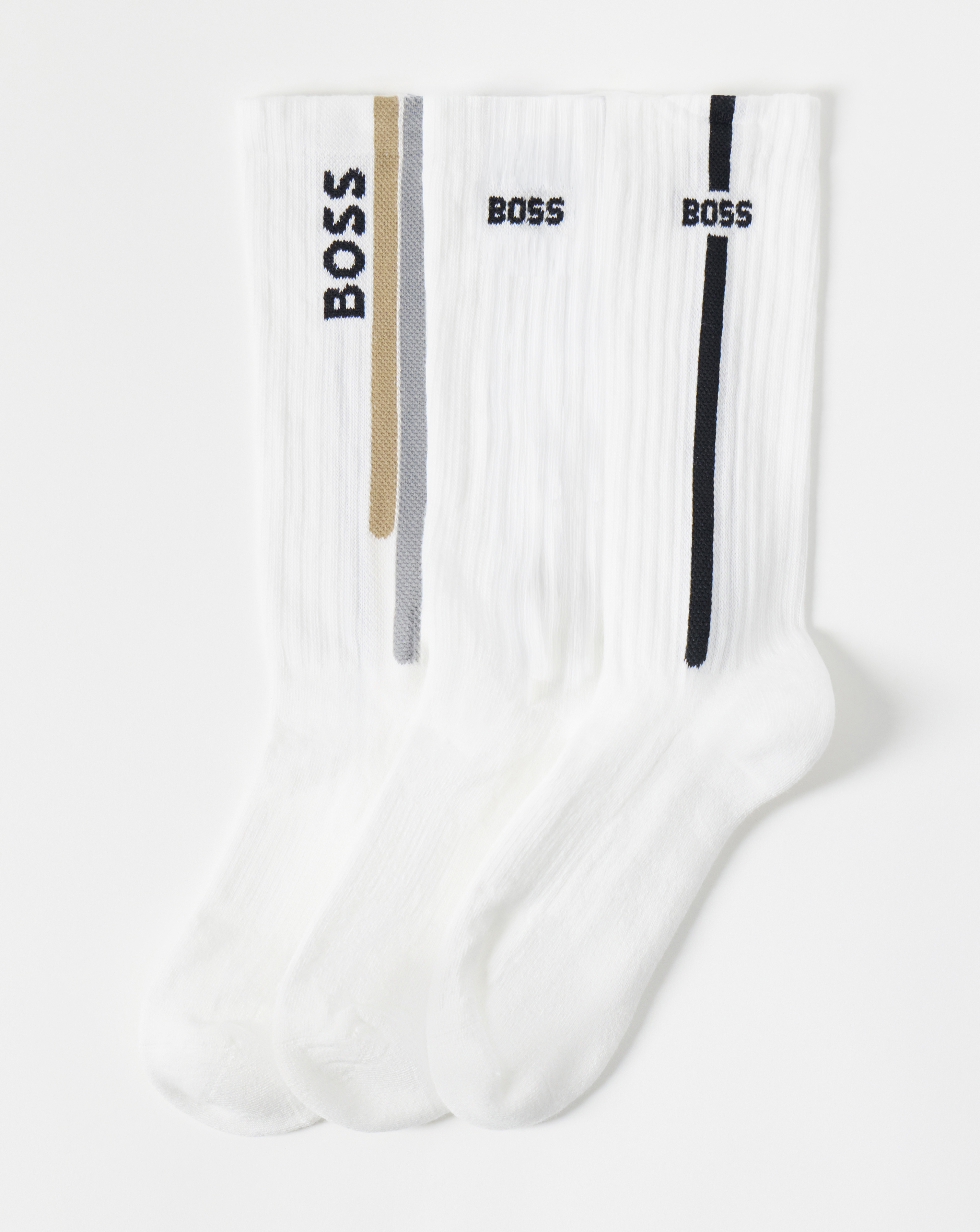 BOSS 3 Pack Rib Sport Socks