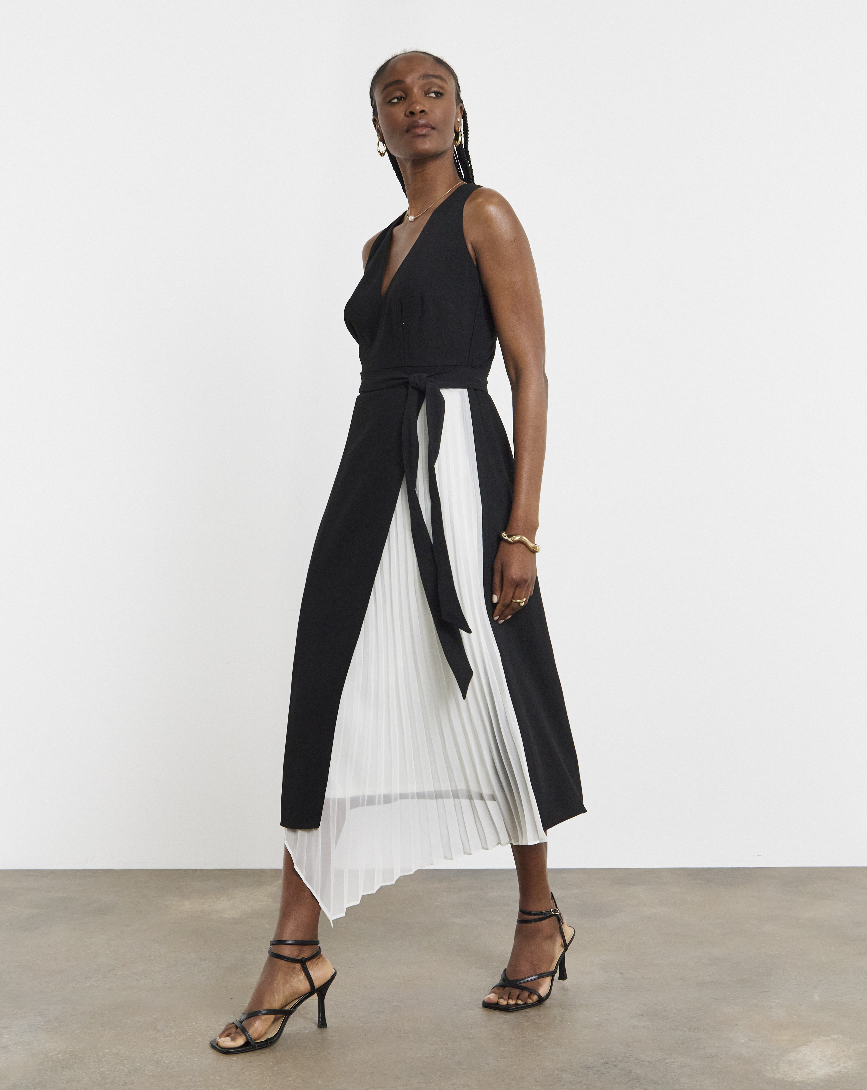 Joanna Hope Dress With Pleated Panel