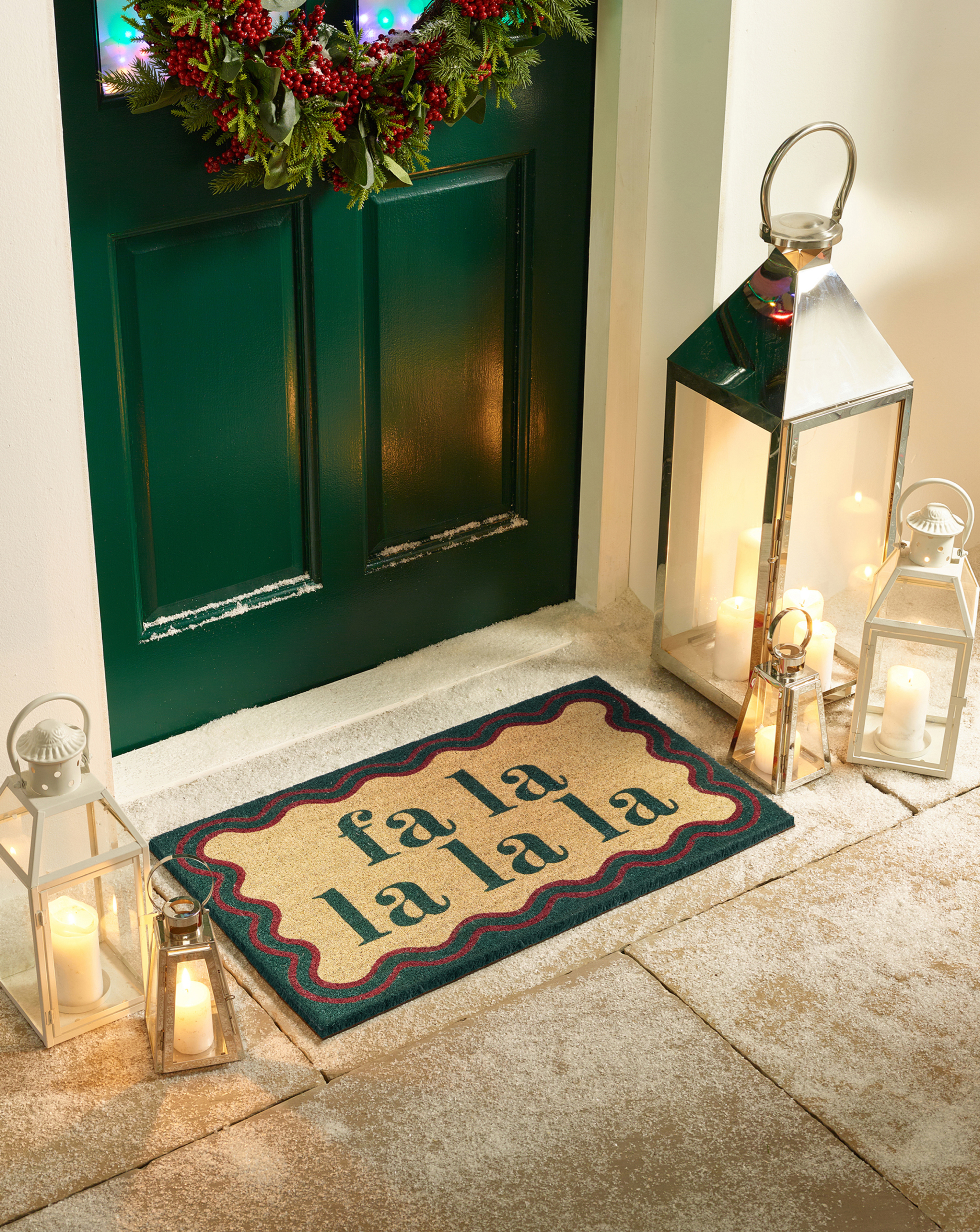 My Mat Coir Christmas Doormat