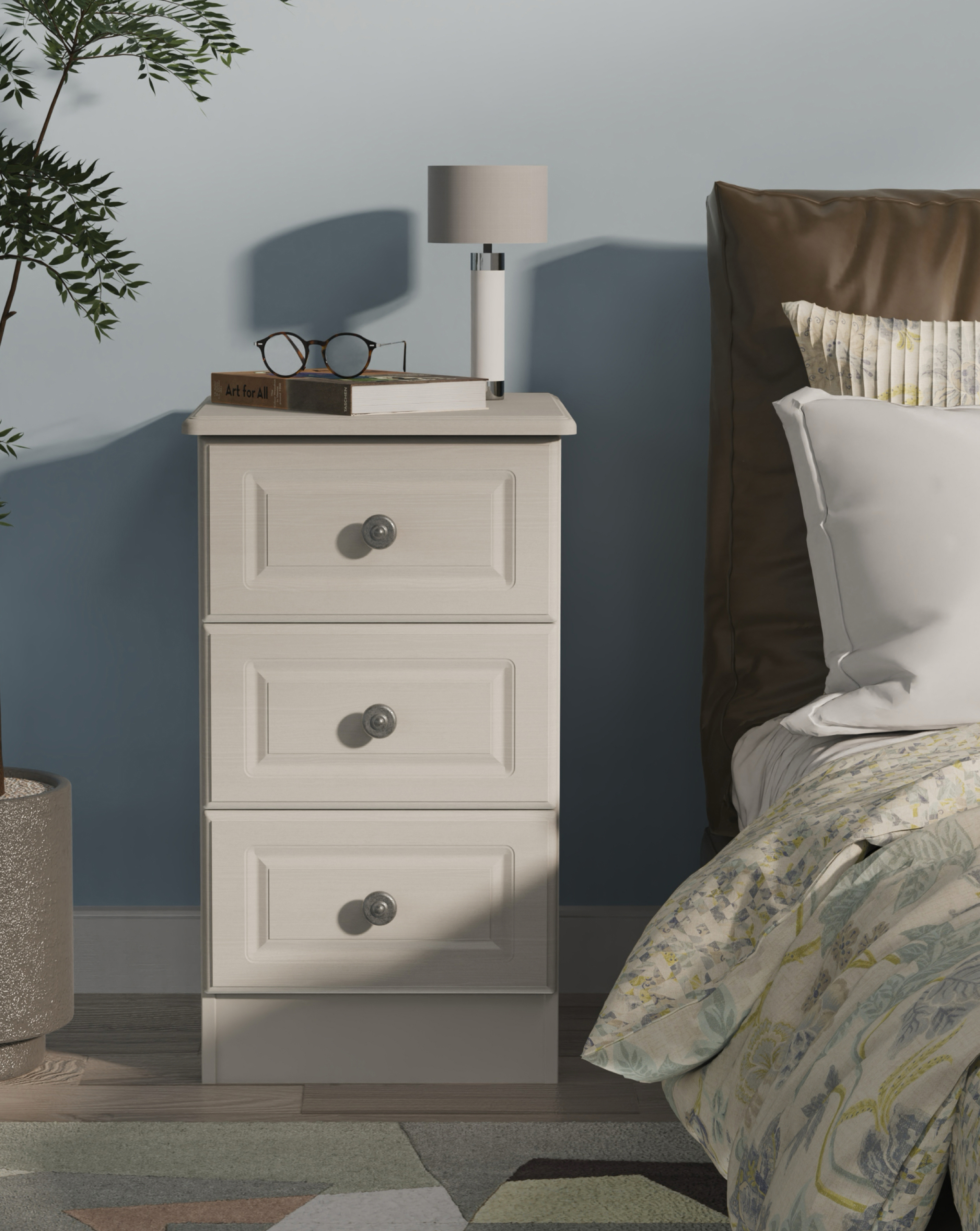 Peregrine 3 Drawer Bedside - Kids