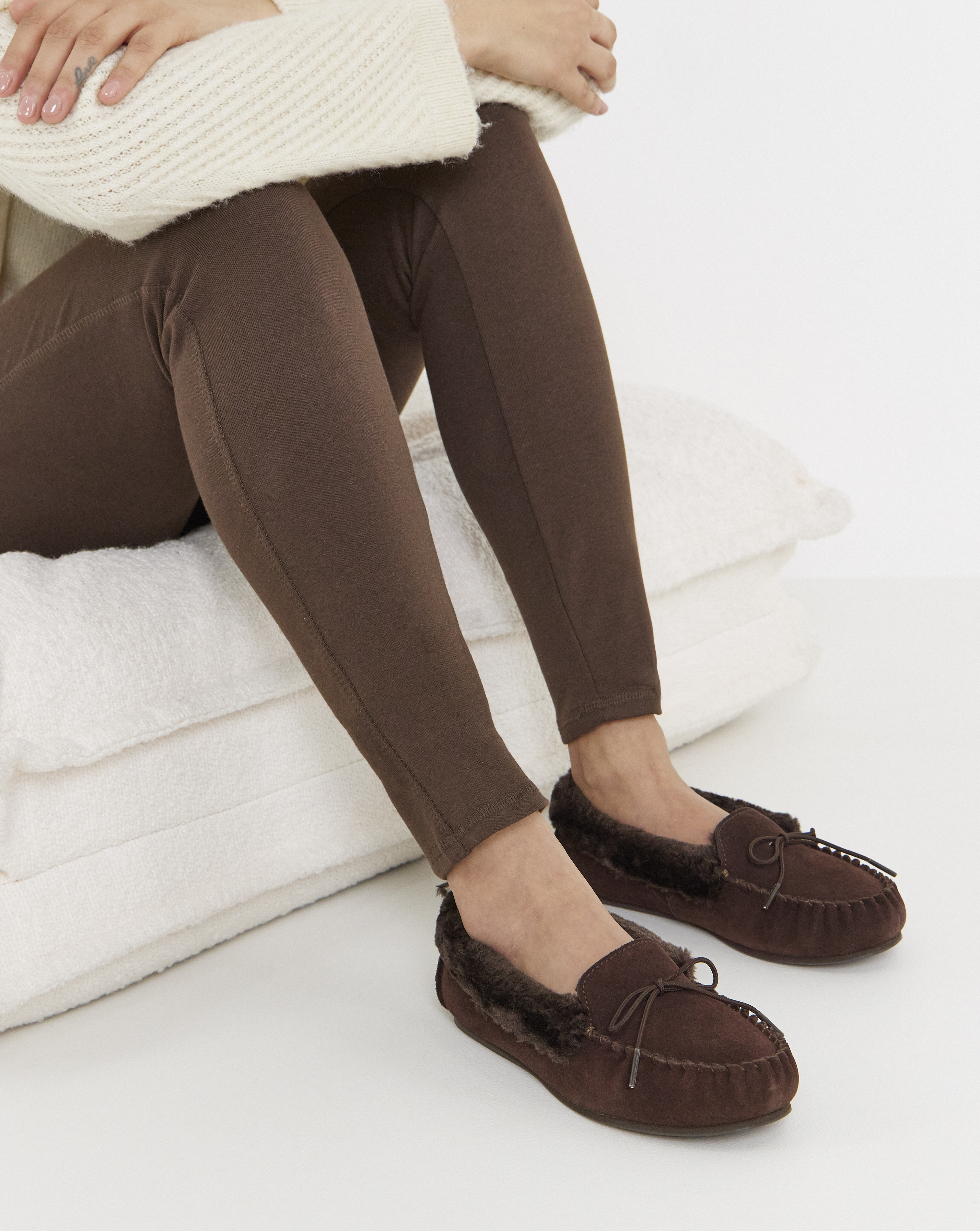 New In - Moccasin Slippers E Fit
