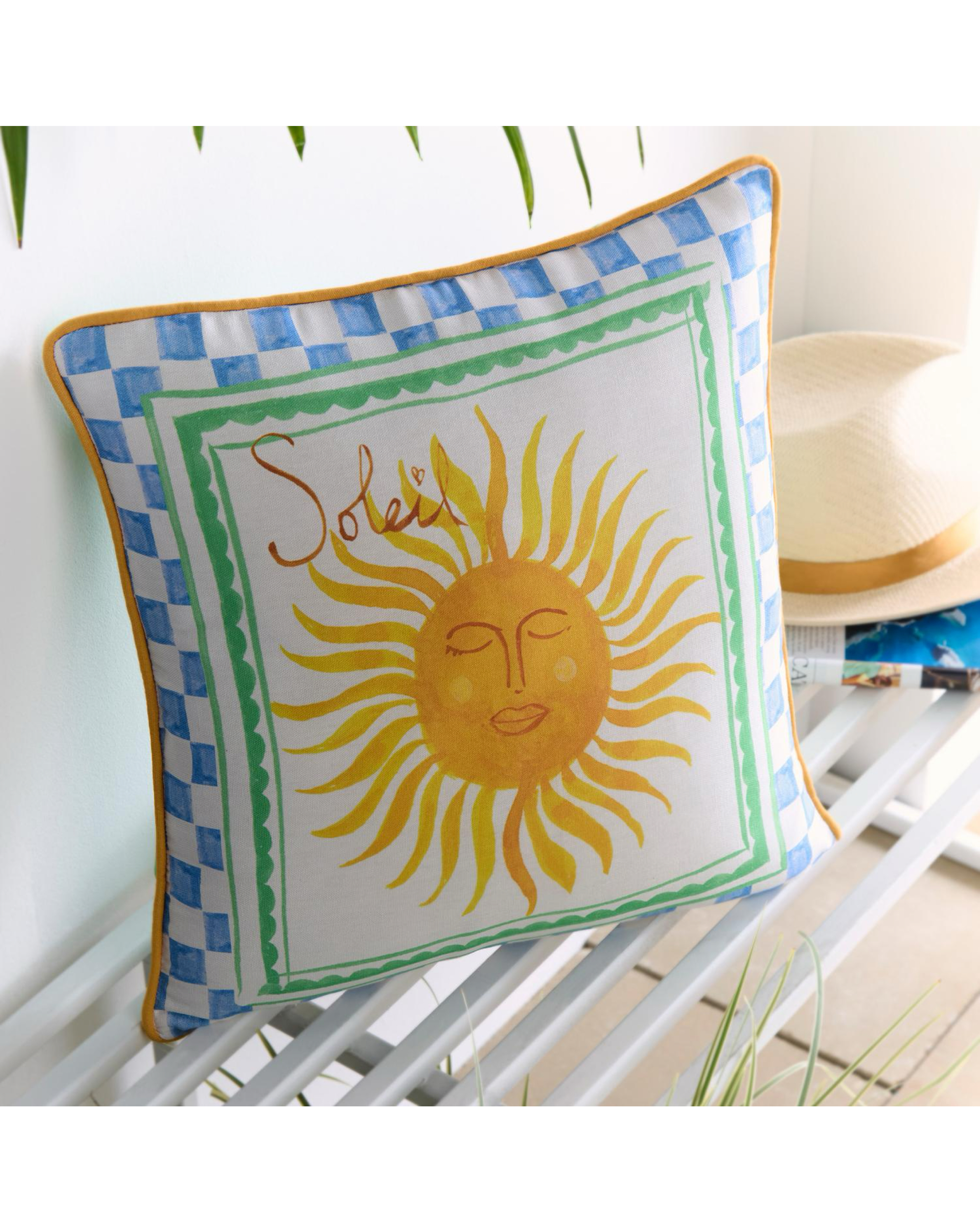 New In - Fusion Soleil Sun Outdoor Filled Cushion