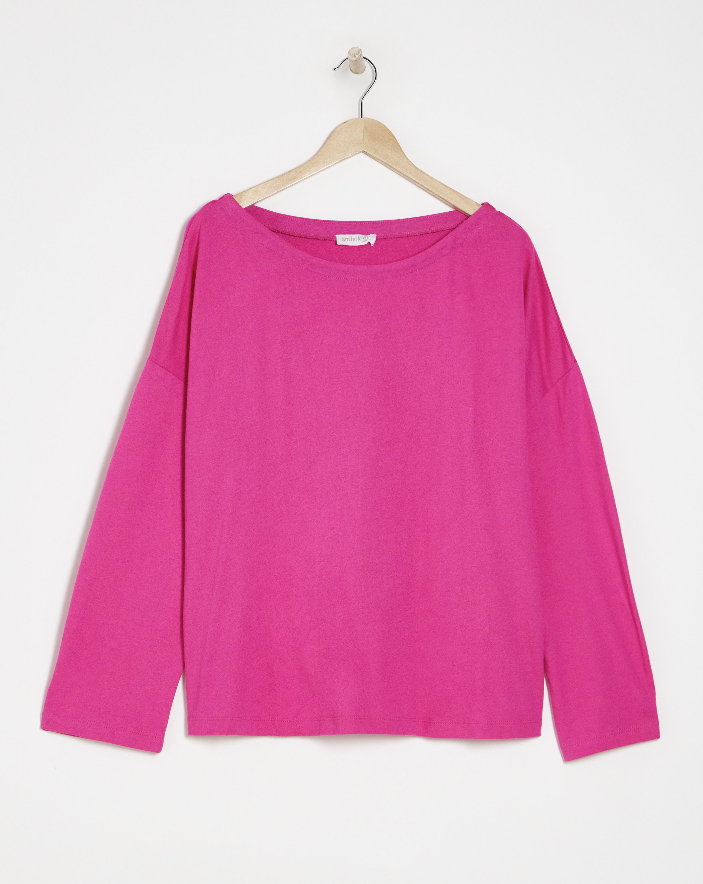 Anthology Pink Cotton Modal Top