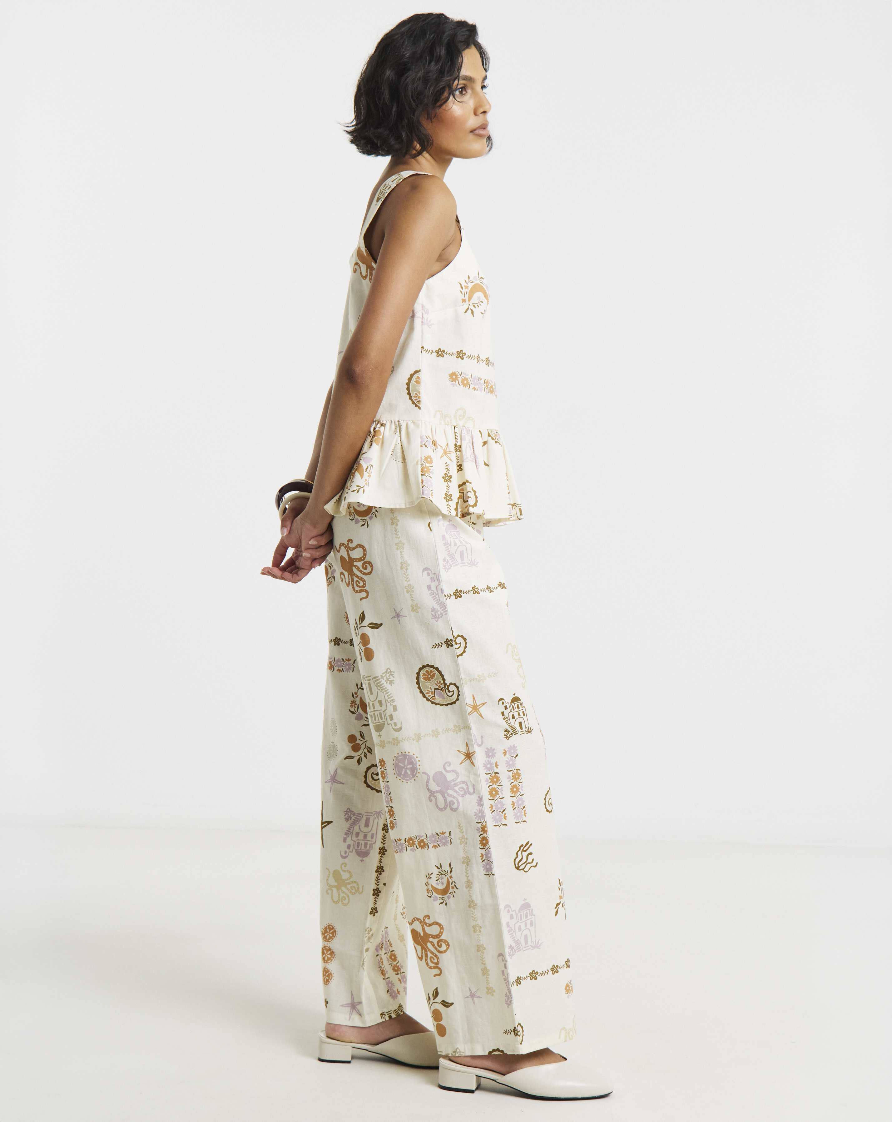 NY Printed Trousers