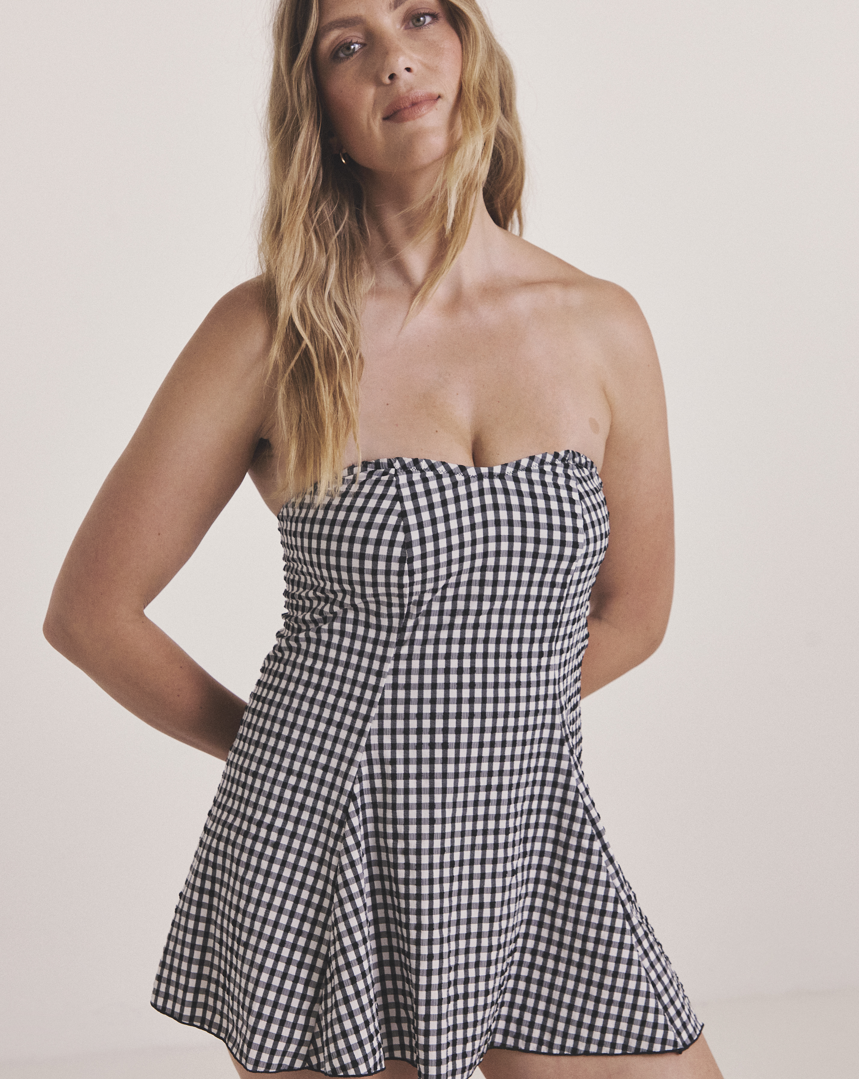 Gingham Swimdress
