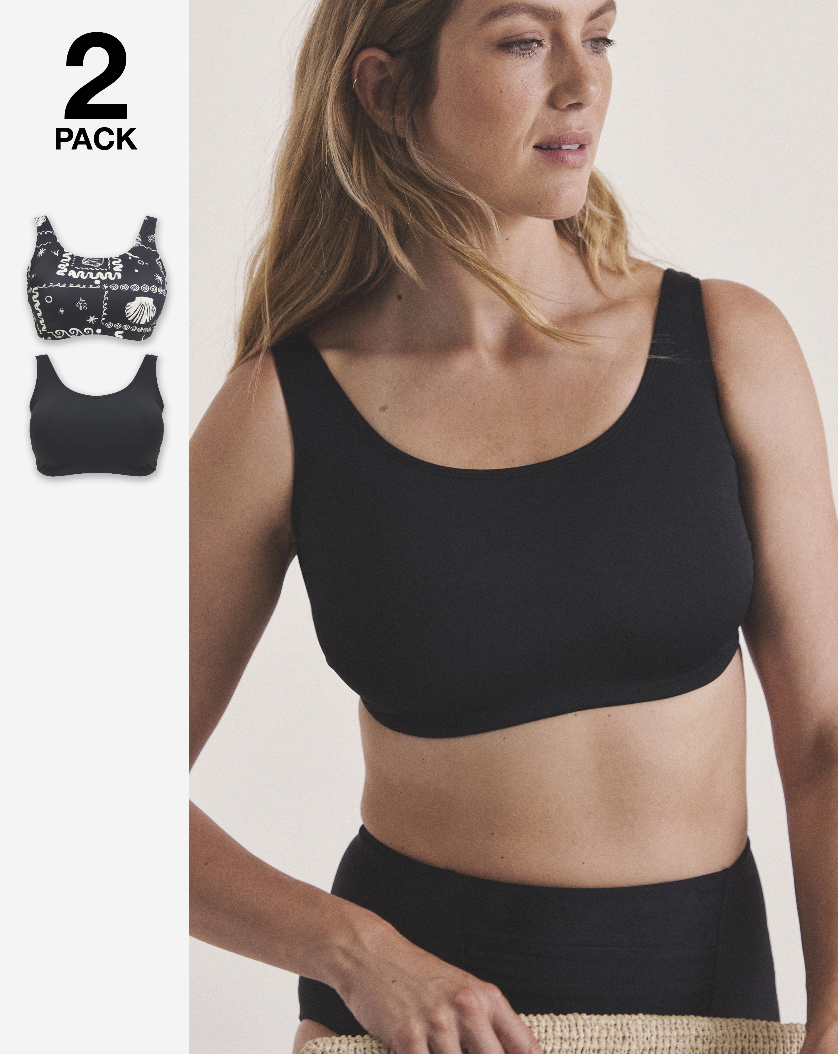 Value 2 Pack Bikini Tops
