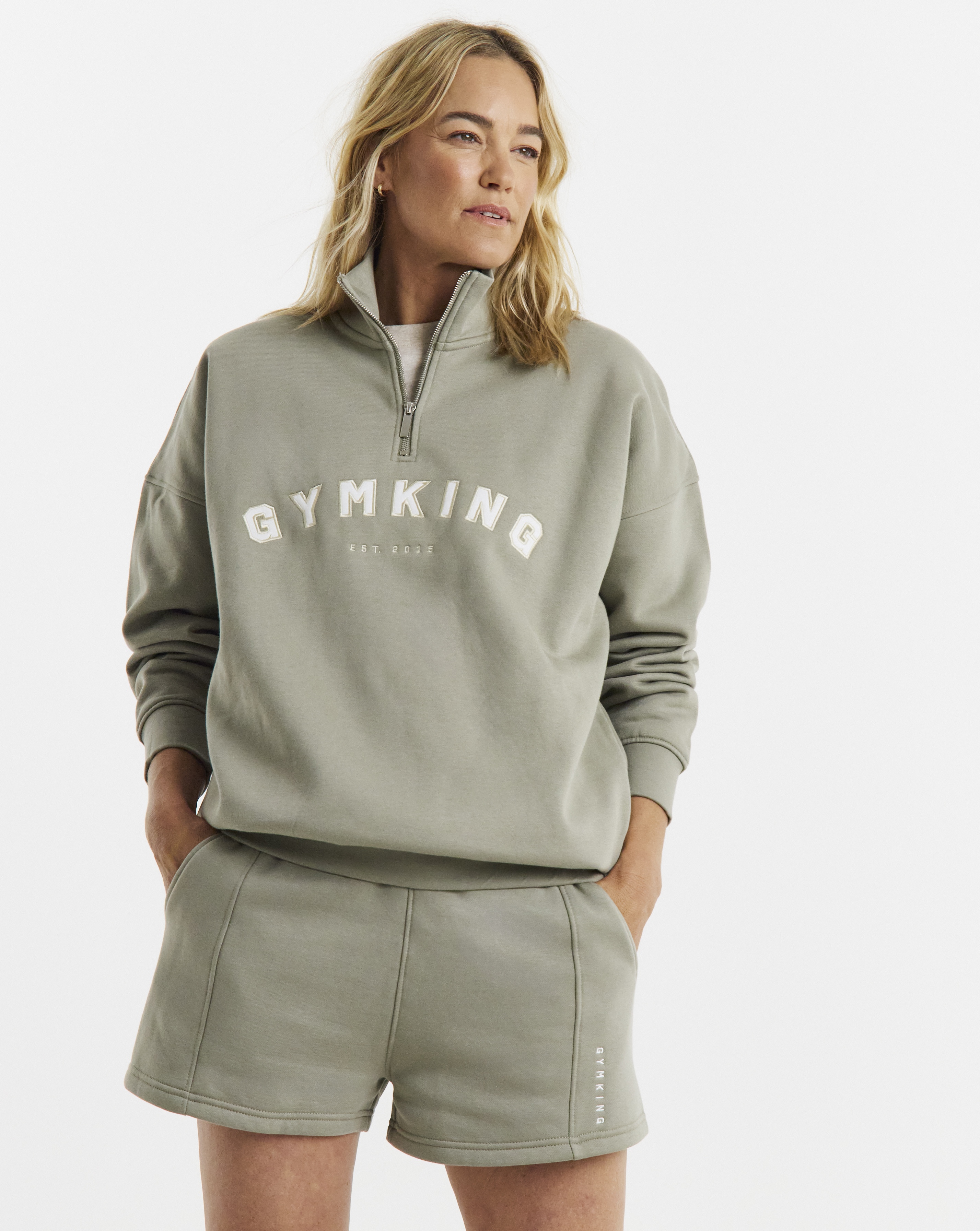 Gym King Shadow Seam Detail Shorts