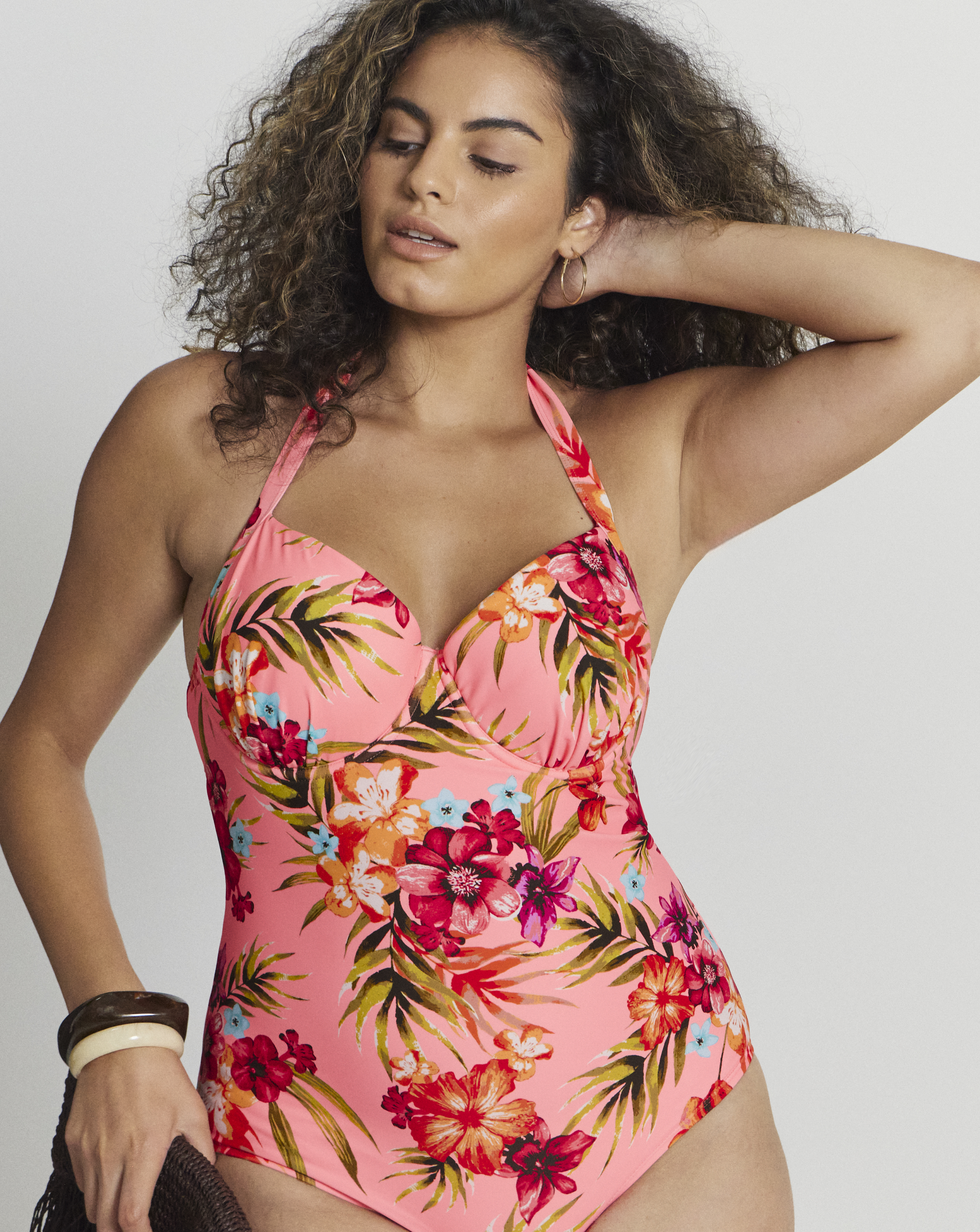 Padded Underwired Plunge Swimsuit