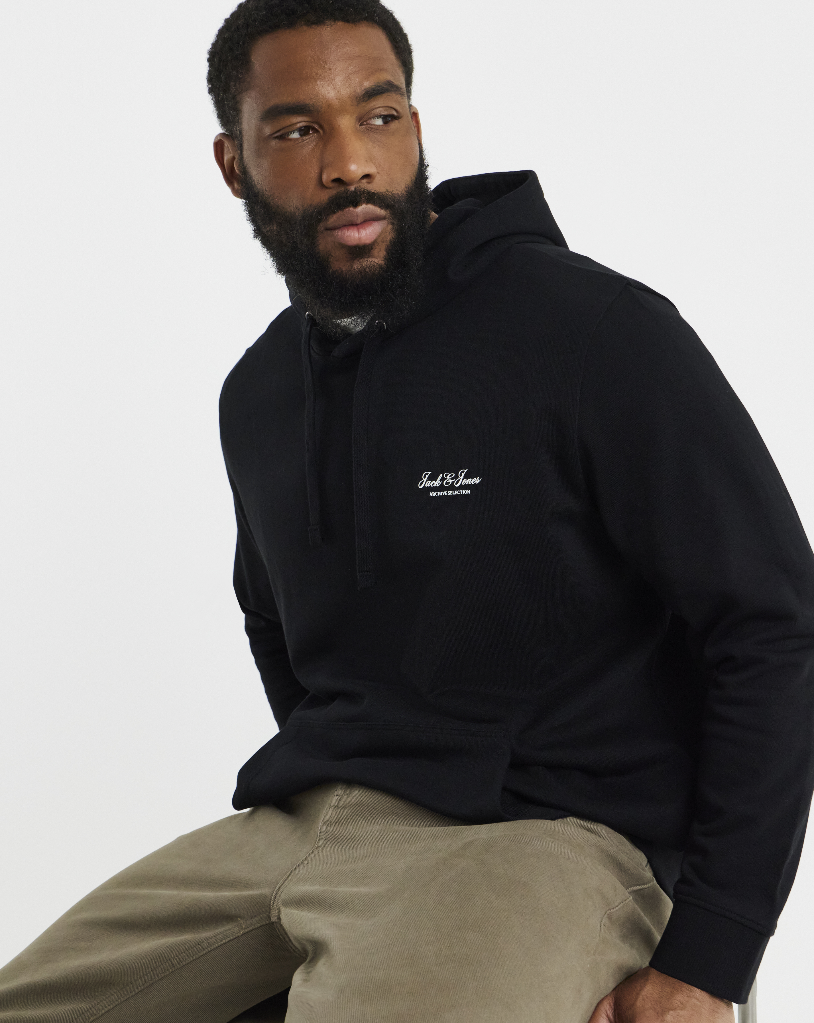 New In - Jack & Jones Archive Small Logo Hoodie