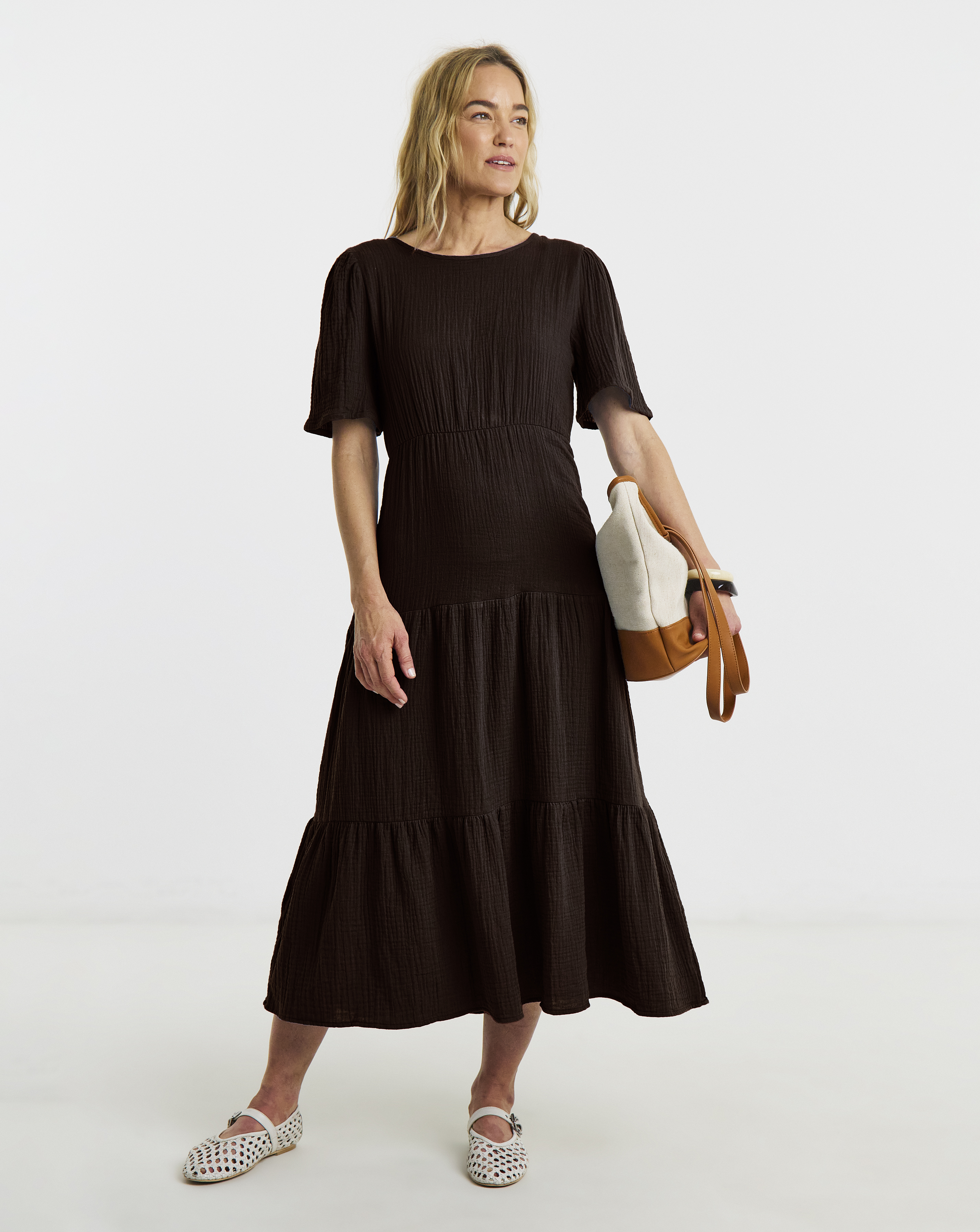JDY Theis Life Half Sleeve Midi Dress