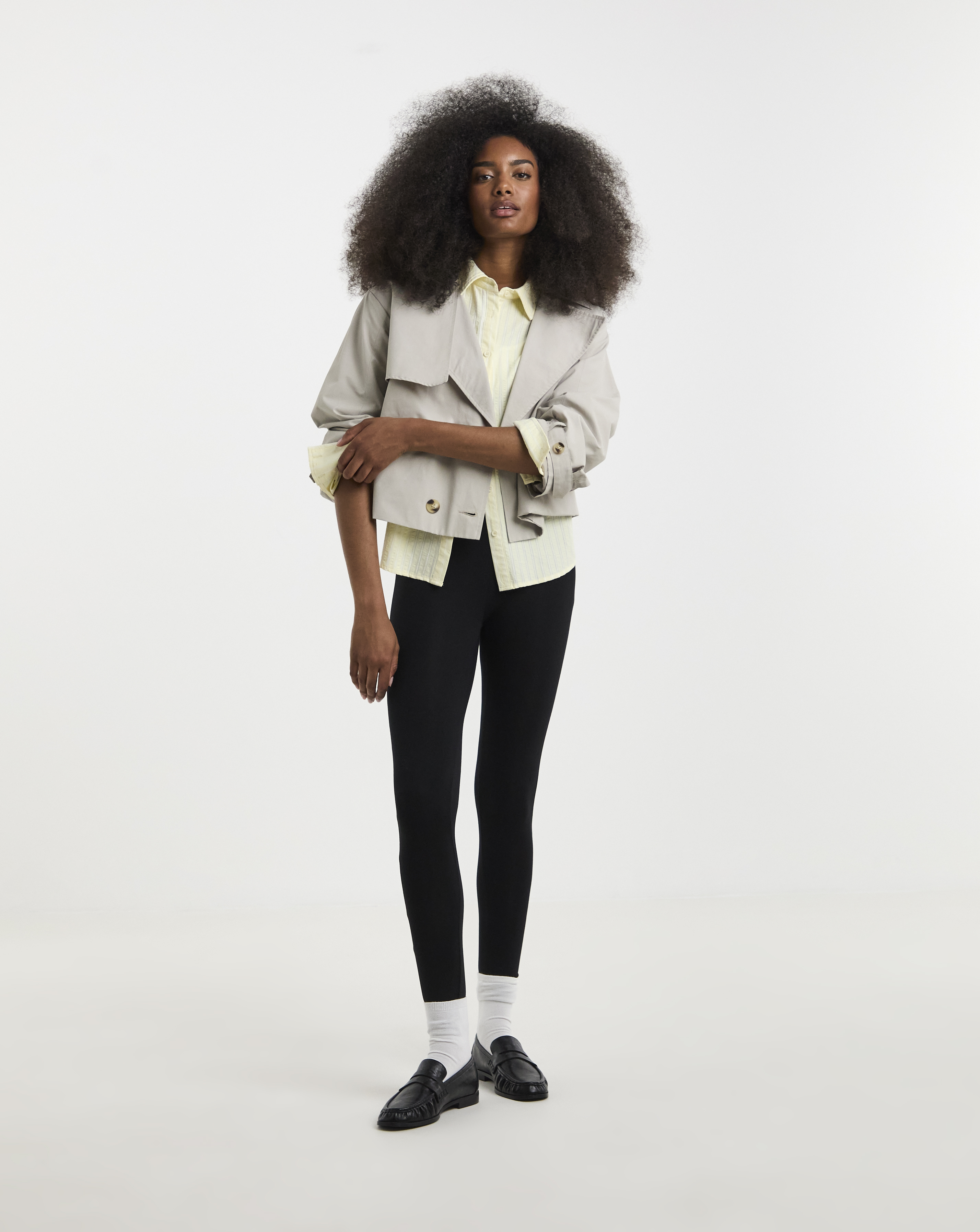 Black Jersey High Waisted Legging