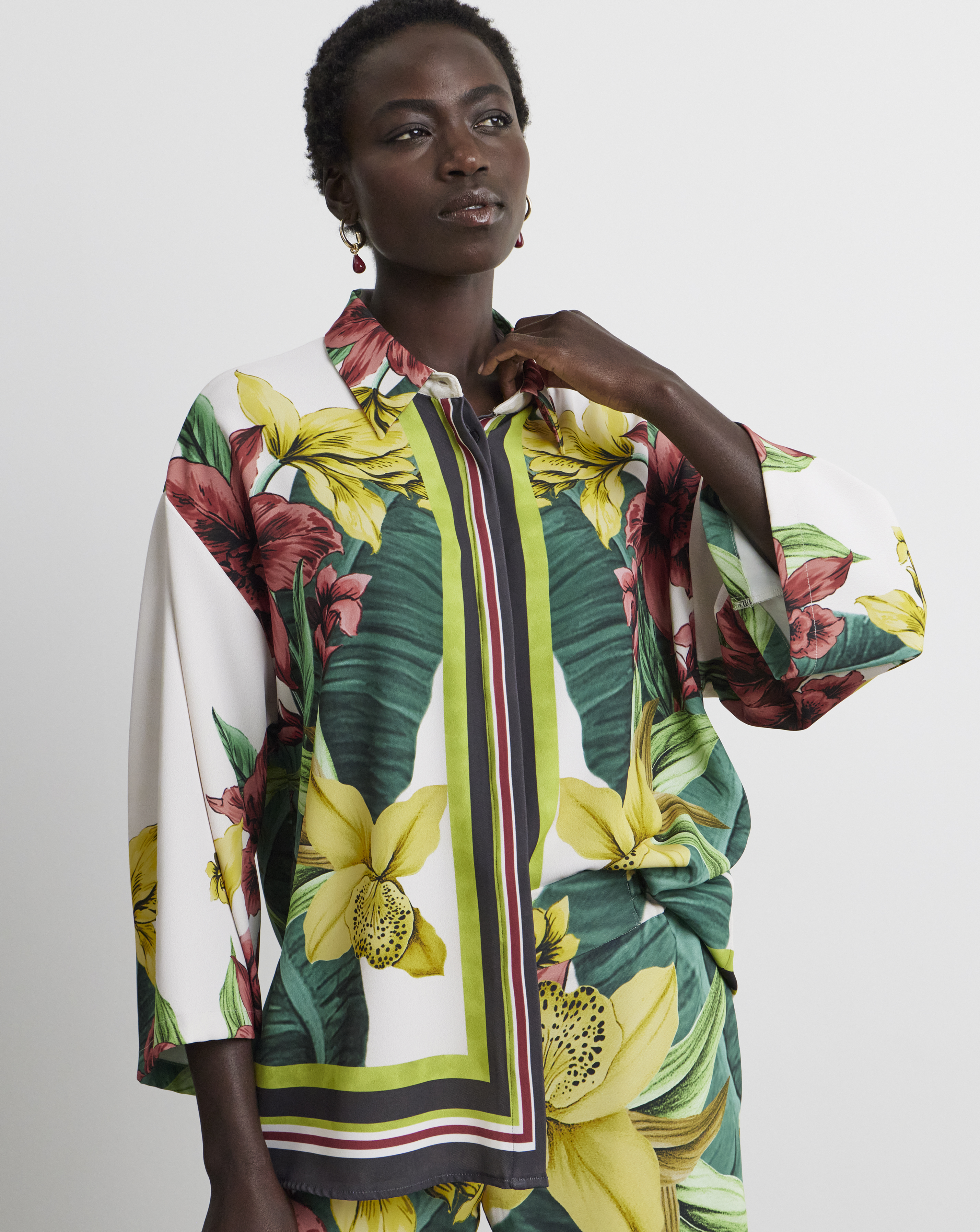 Joanna Hope Printed Shirt