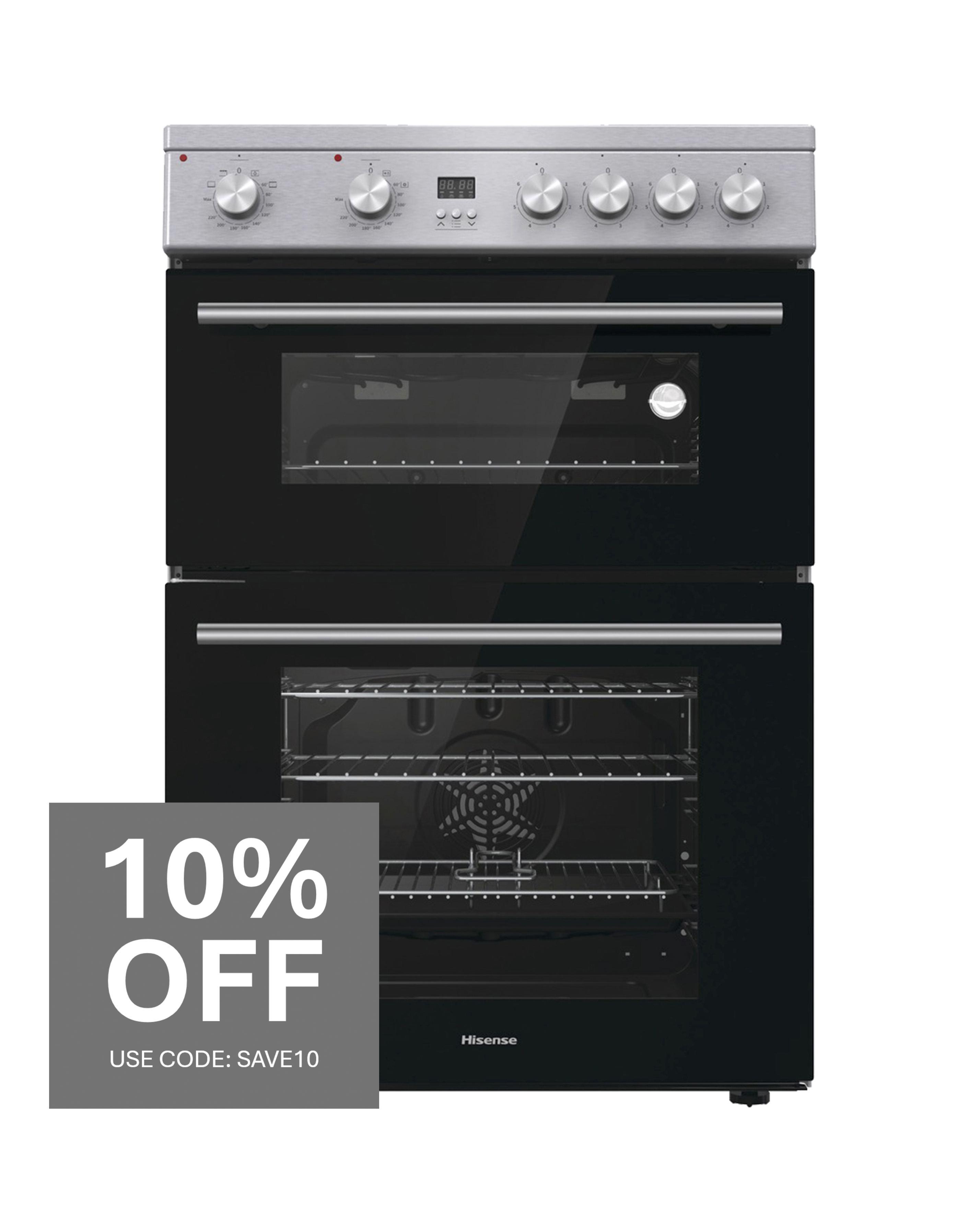 Hisense HDE3211BXUK 60cm Electric Cooker