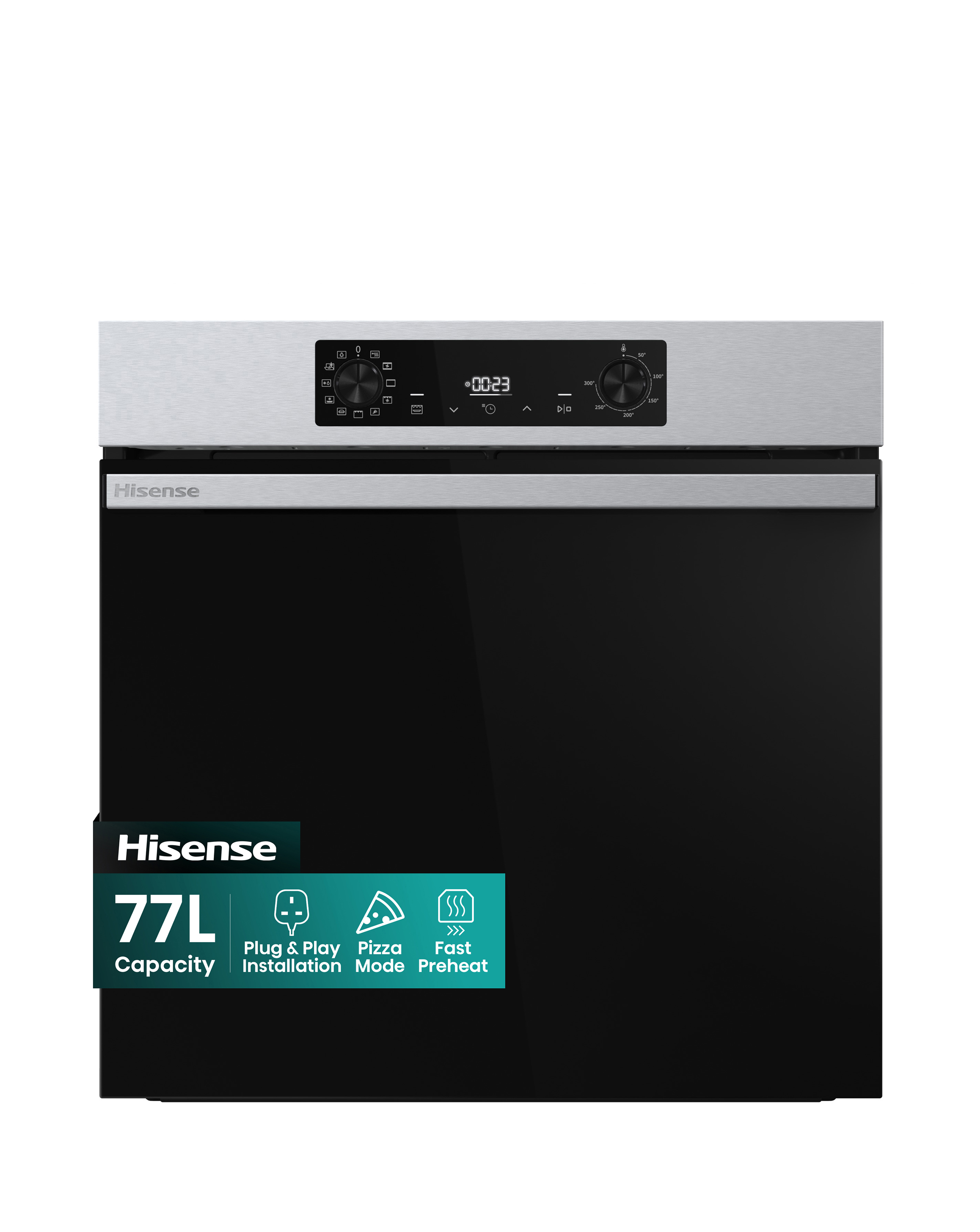 Hisense - Electric Oven - Stainless Steel - Small